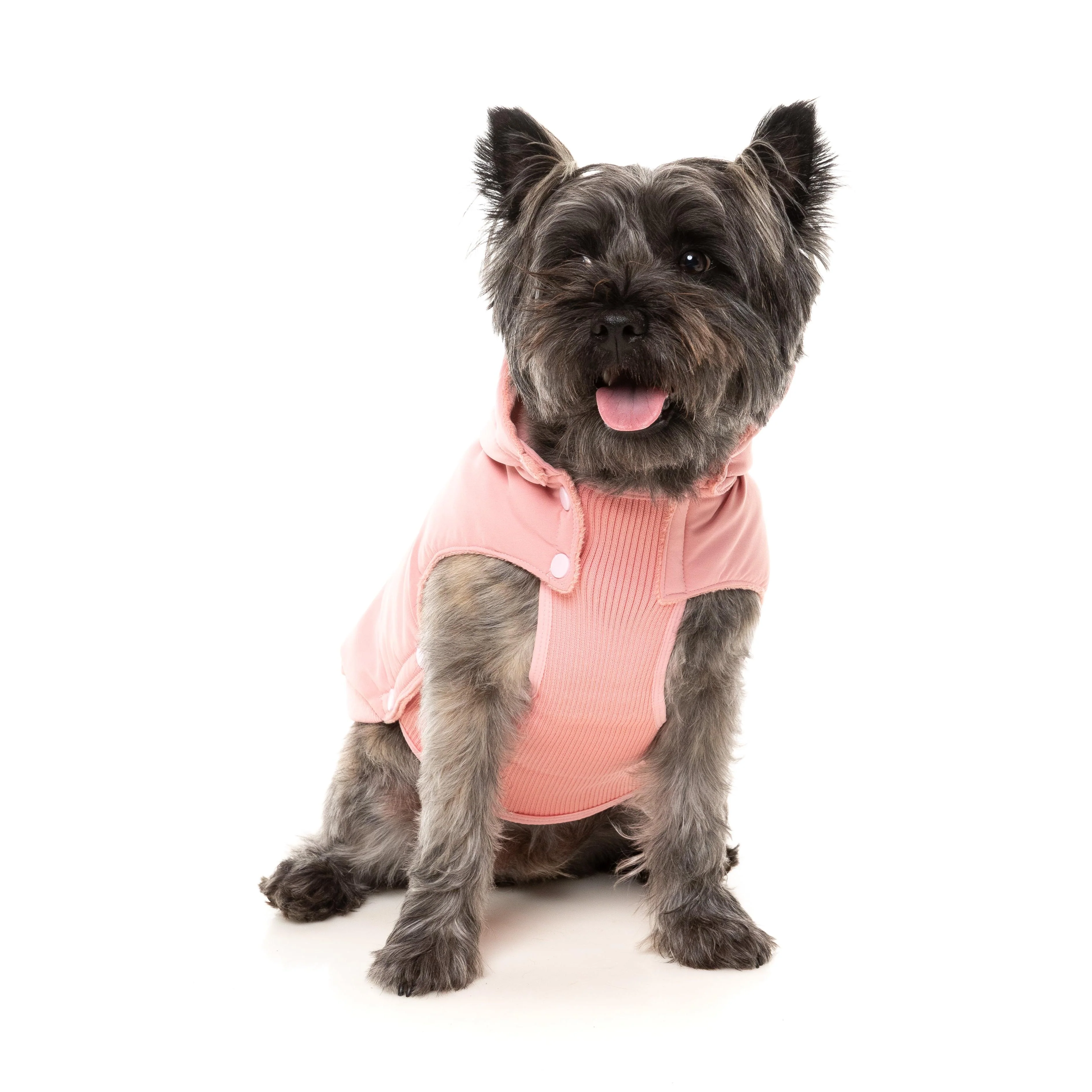 FuzzYard Dog Apparel Essential Padded Hooded Jacket Pink Size 5 *** - Image 4