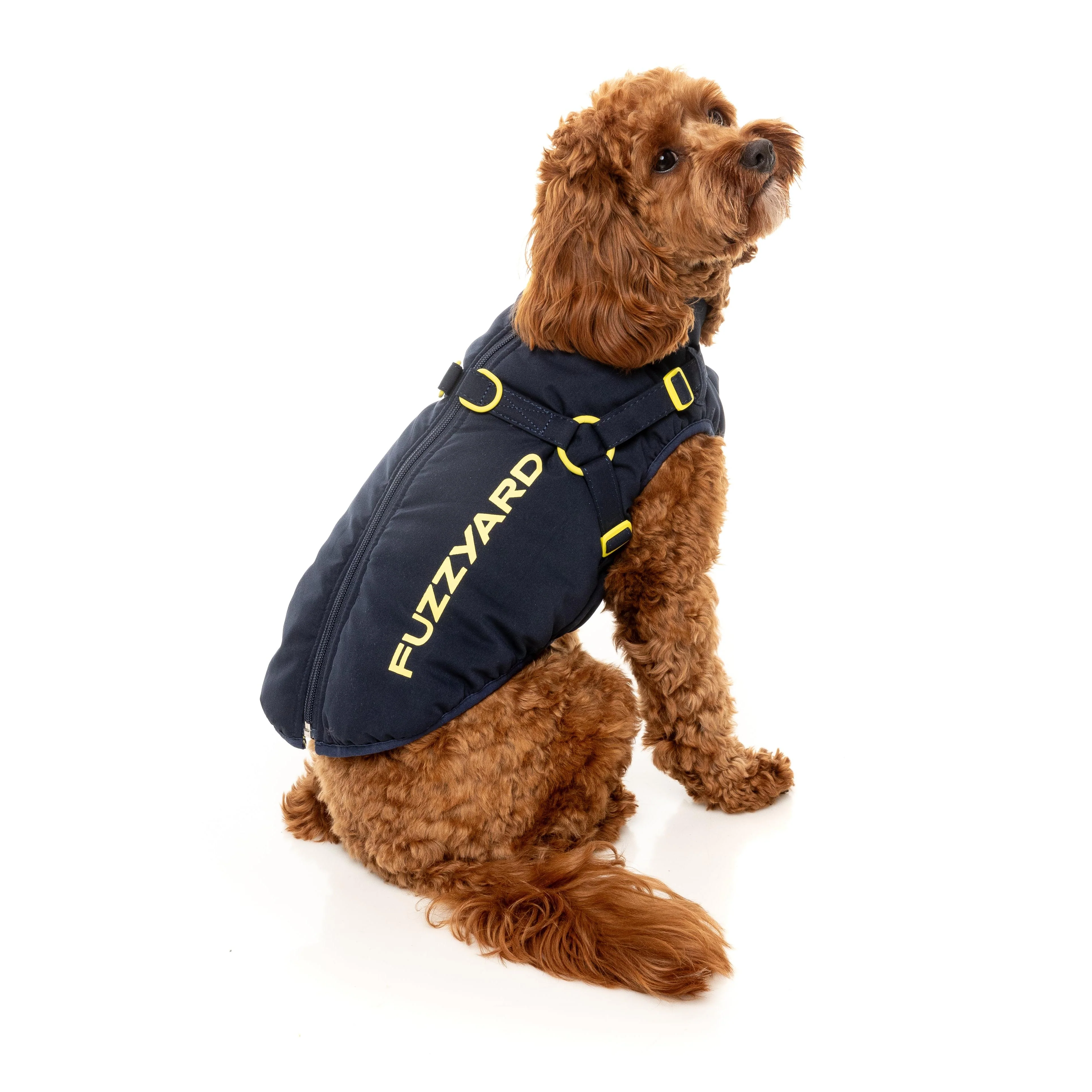 FuzzYard Dog Apparel Harness Jacket Horizon Navy Size 3 ^+^ - Image 6