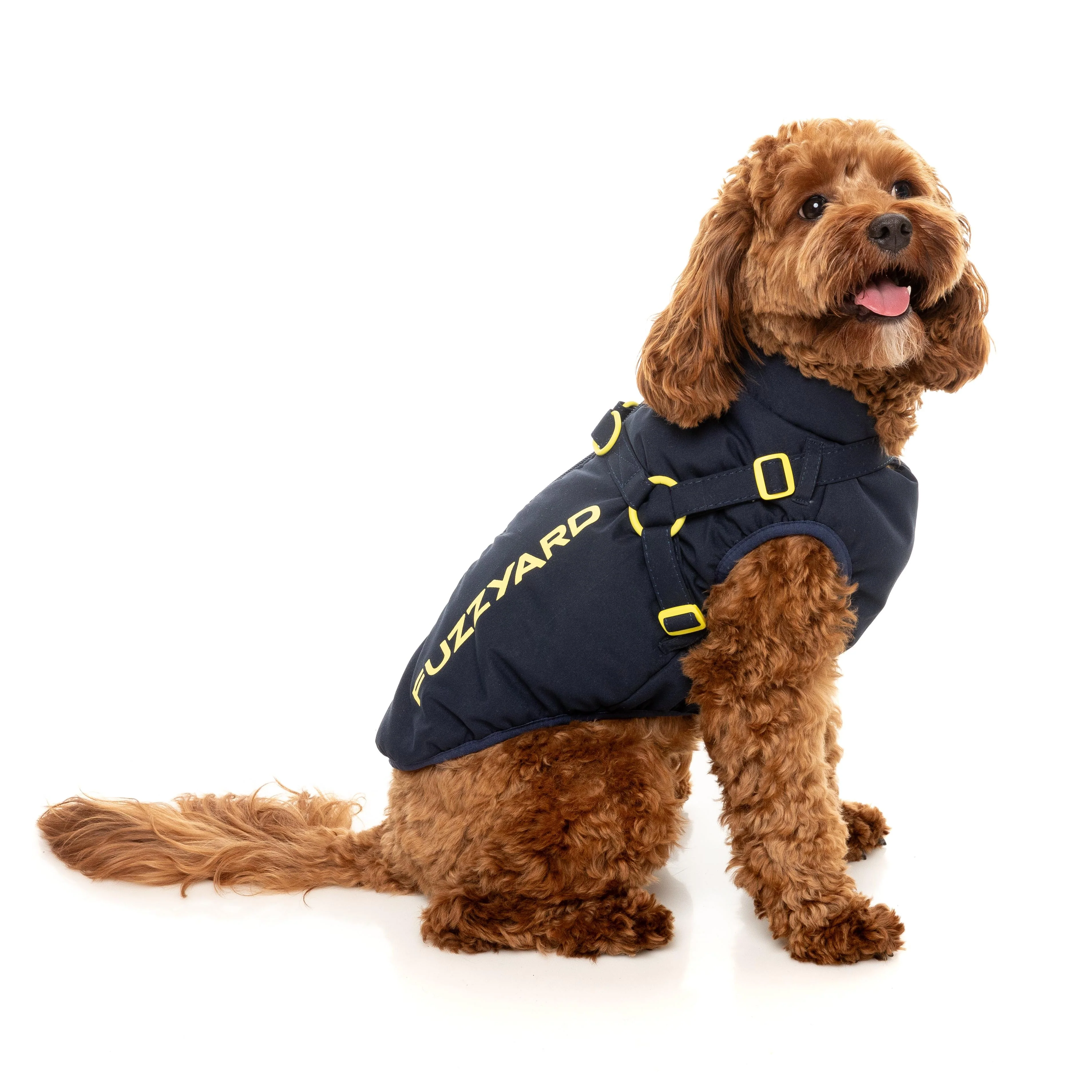 FuzzYard Dog Apparel Harness Jacket Horizon Navy Size 4 ^+^ - Image 5