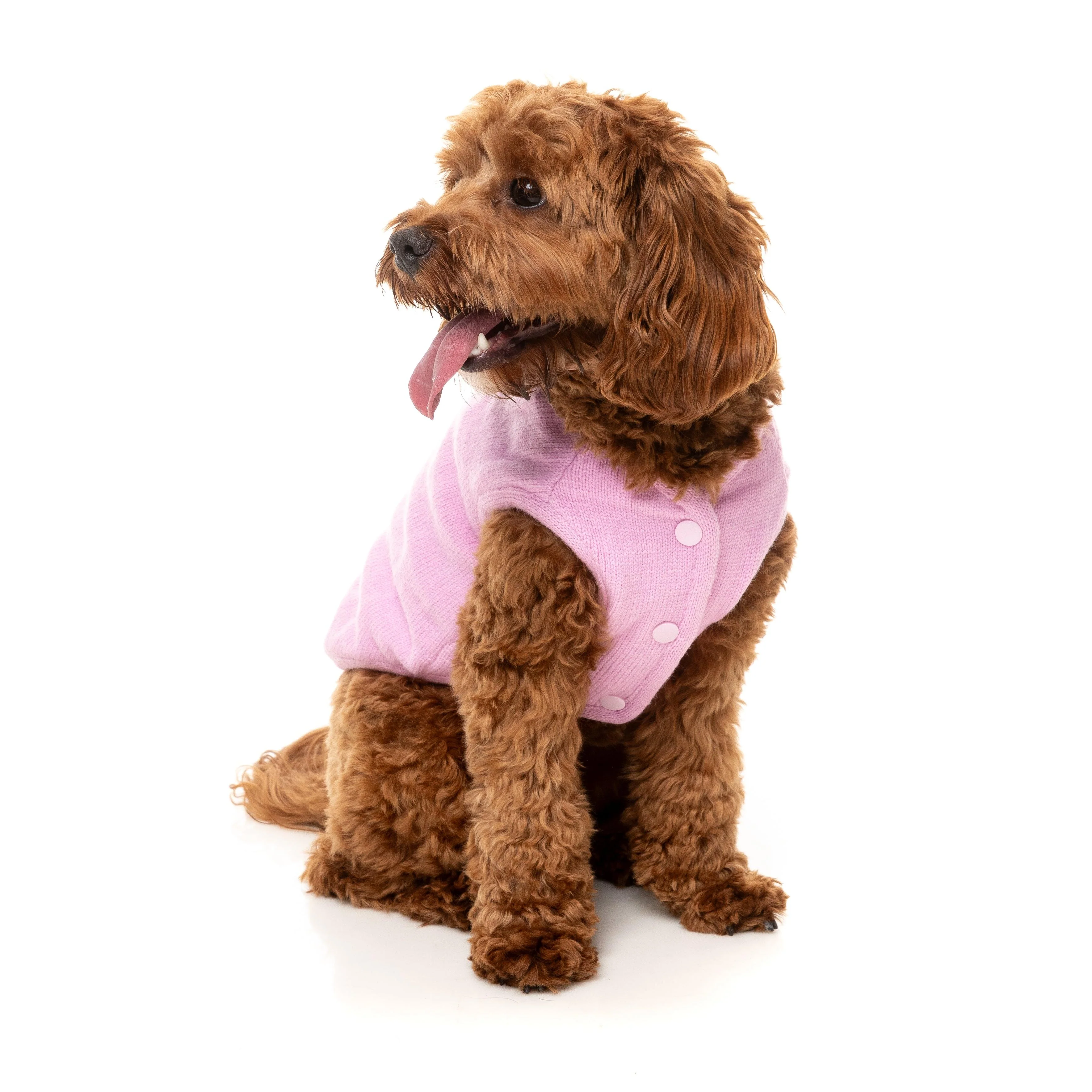 FuzzYard Dog Apparel Jacket Fleur Pink Size 4 *** - Image 3