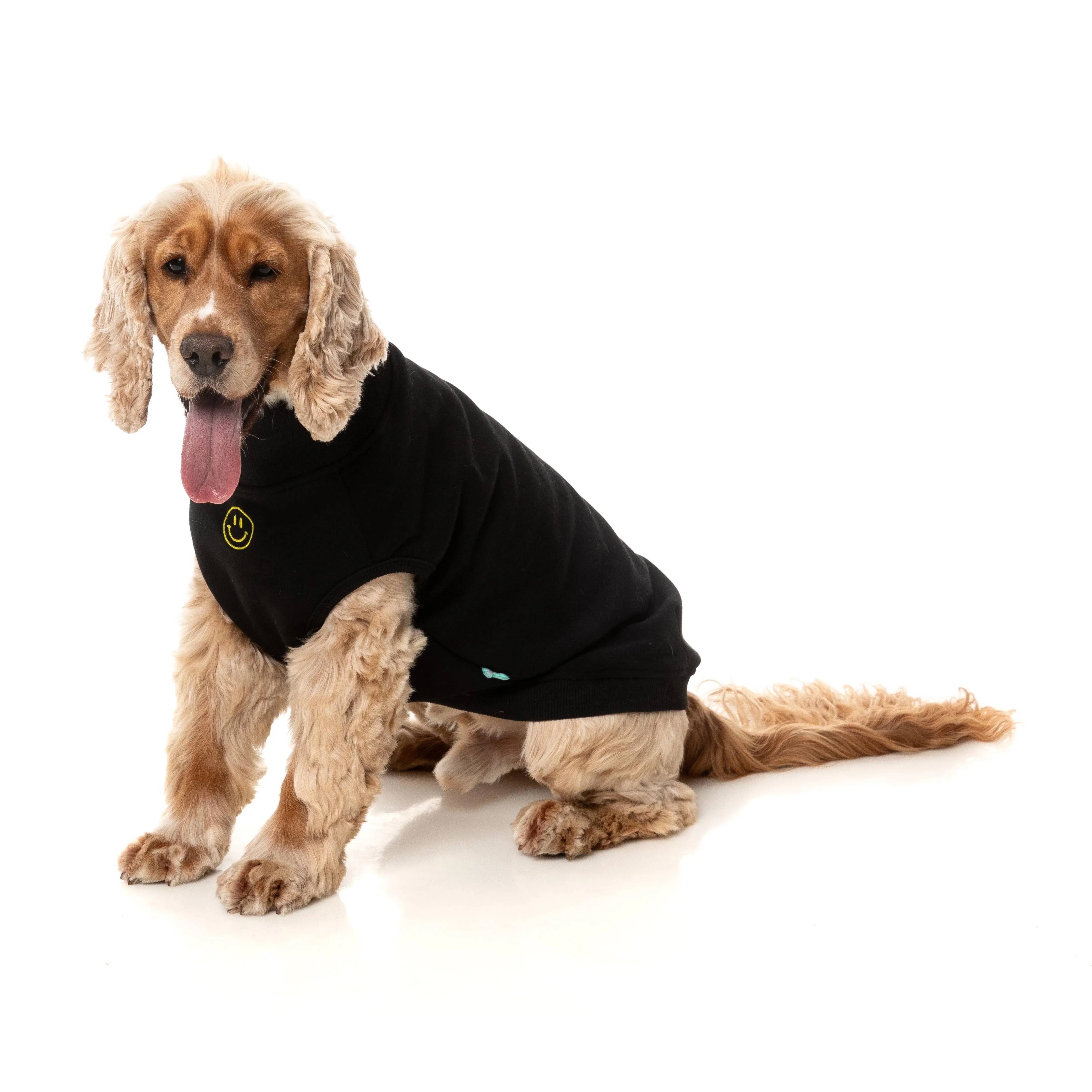 FuzzYard Dog Apparel Smiley Sweater Black Size 1 *** - Image 6