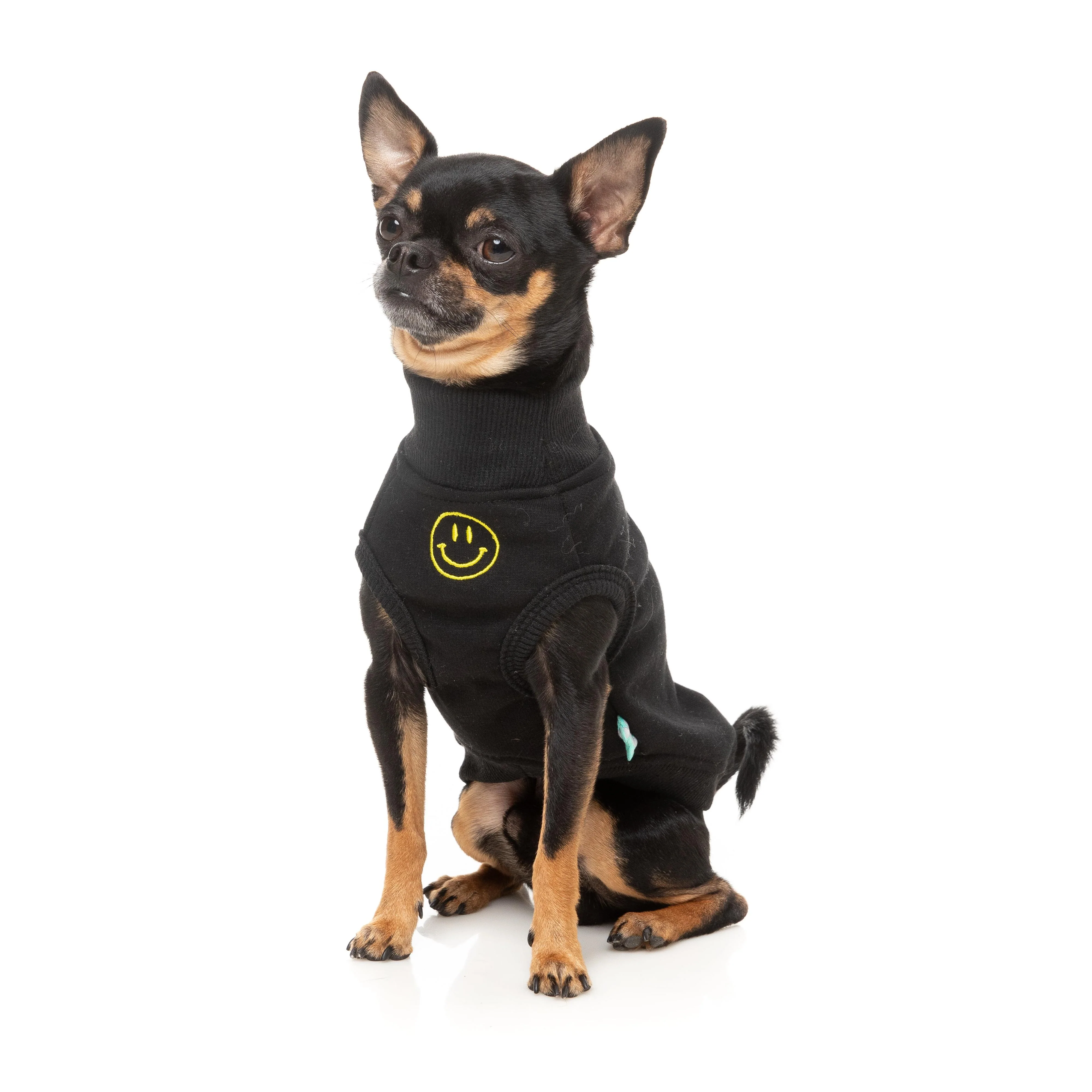 FuzzYard Dog Apparel Smiley Sweater Black Size 6 ^+^ - Image 4