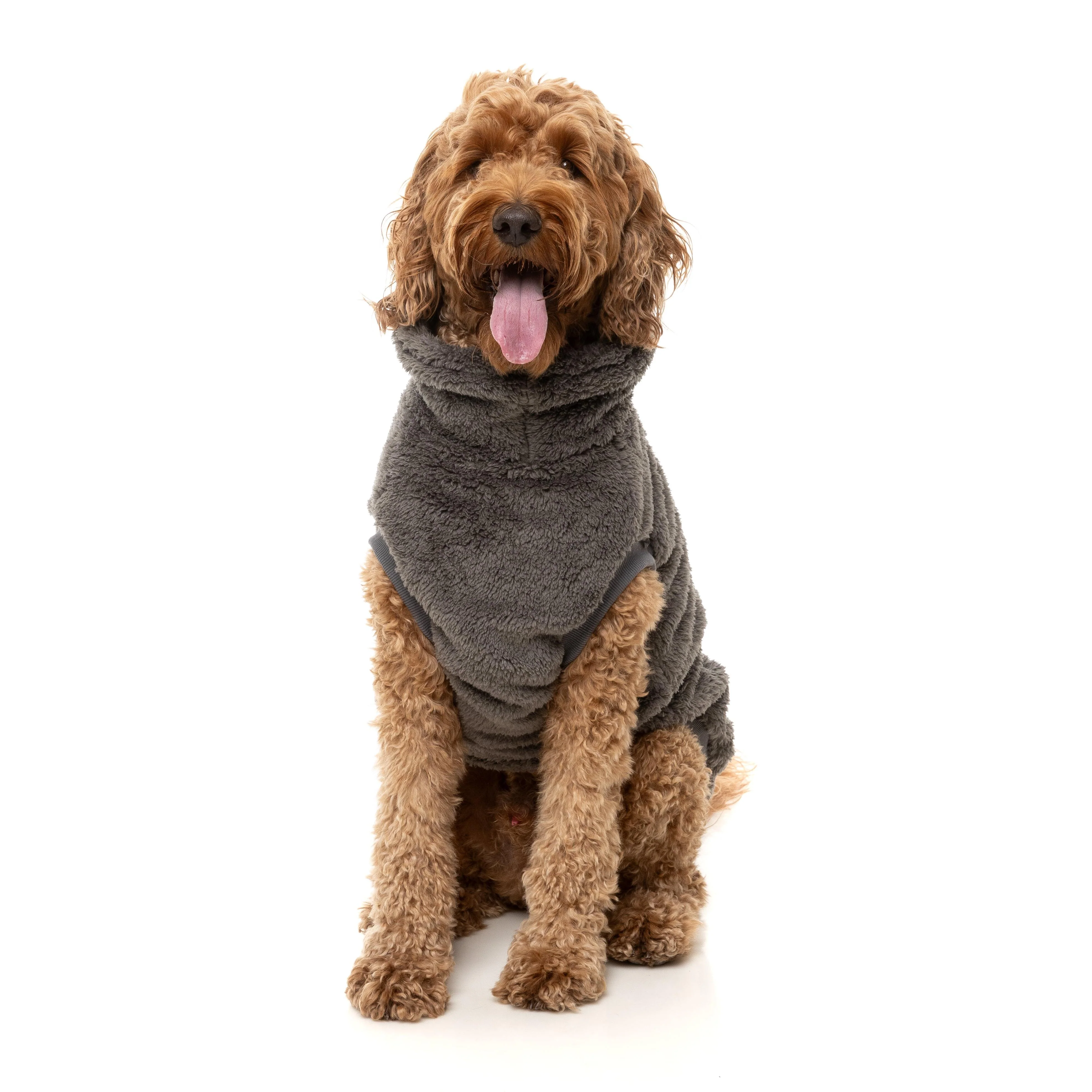 FuzzYard Dog Apparel Turtle Teddy 26 Sweater Gunmetal Grey Size 1 - Image 5