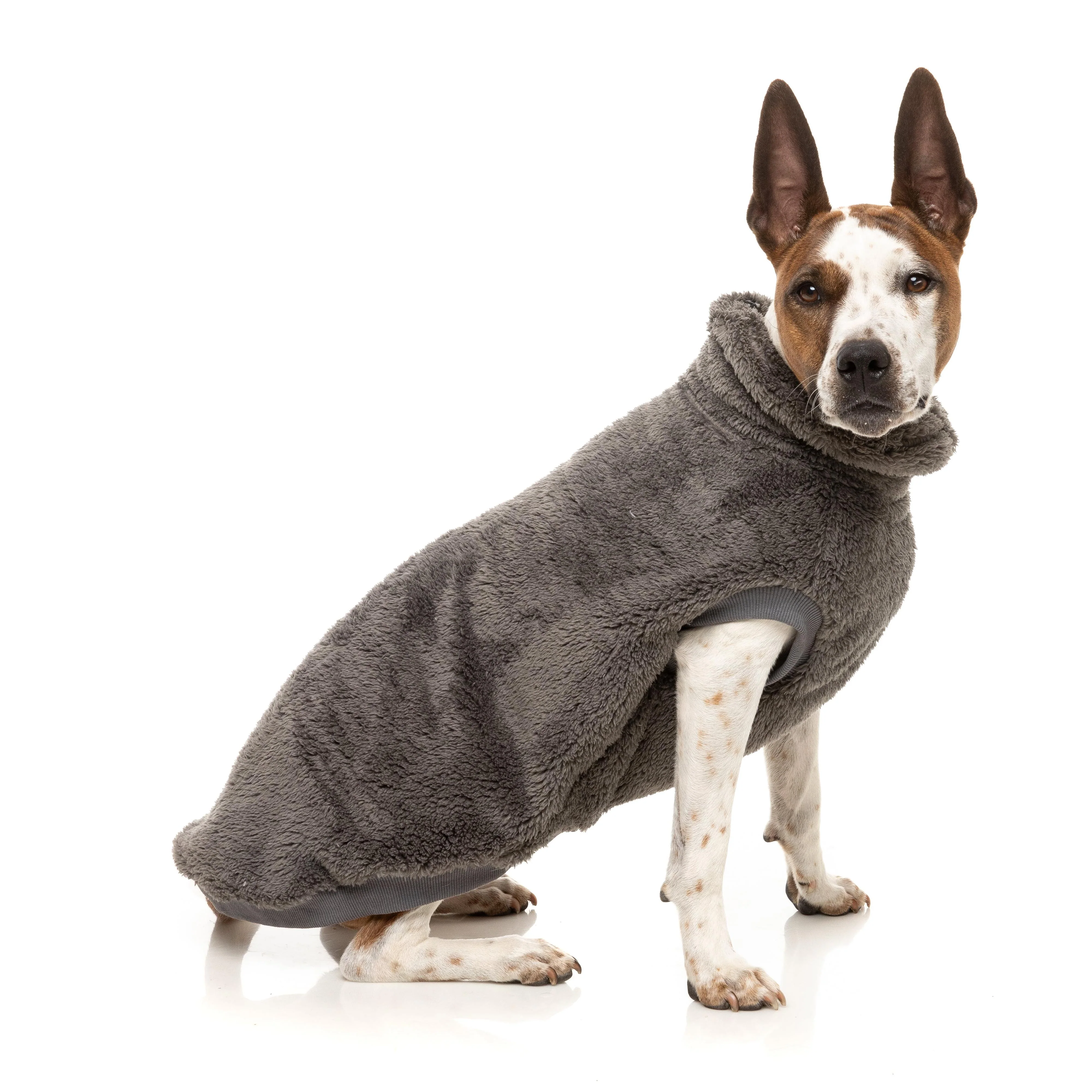 FuzzYard Dog Apparel Turtle Teddy 26 Sweater Gunmetal Grey Size 5 - Image 4