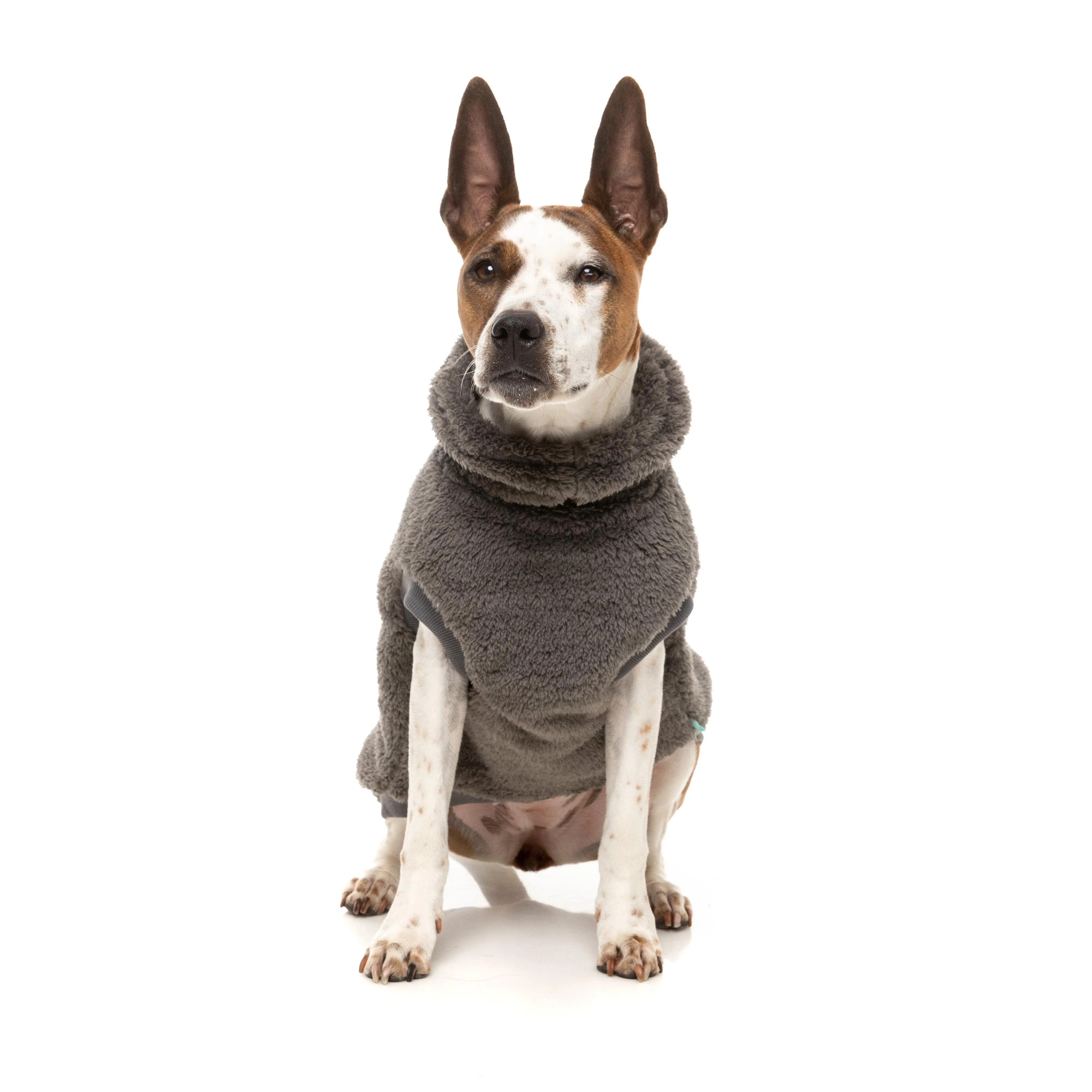 FuzzYard Dog Apparel Turtle Teddy 26 Sweater Gunmetal Grey Size 7 - Image 3