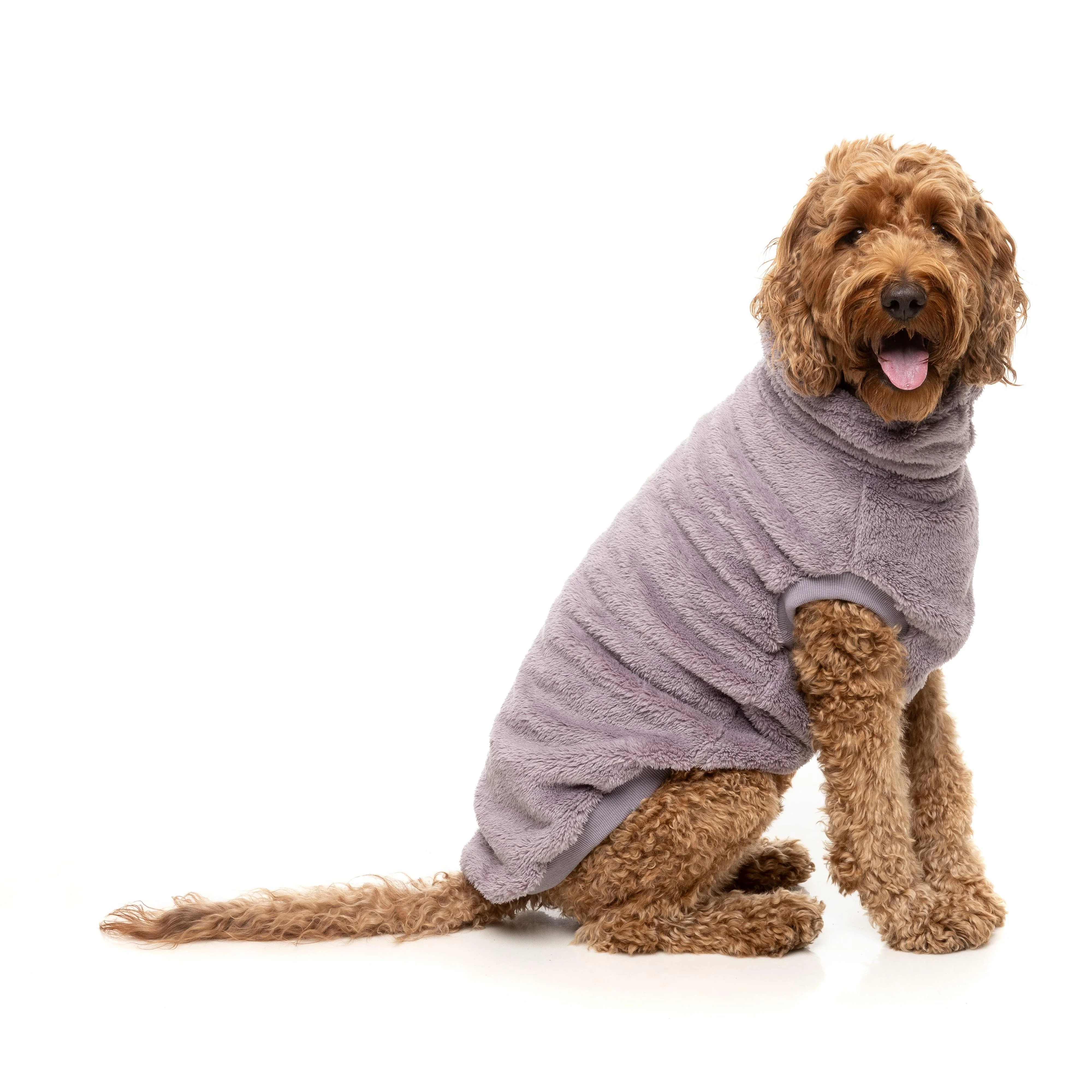 FuzzYard Dog Apparel Turtle Teddy 25 Sweater Lavender Size 3 ^+^ - Image 7