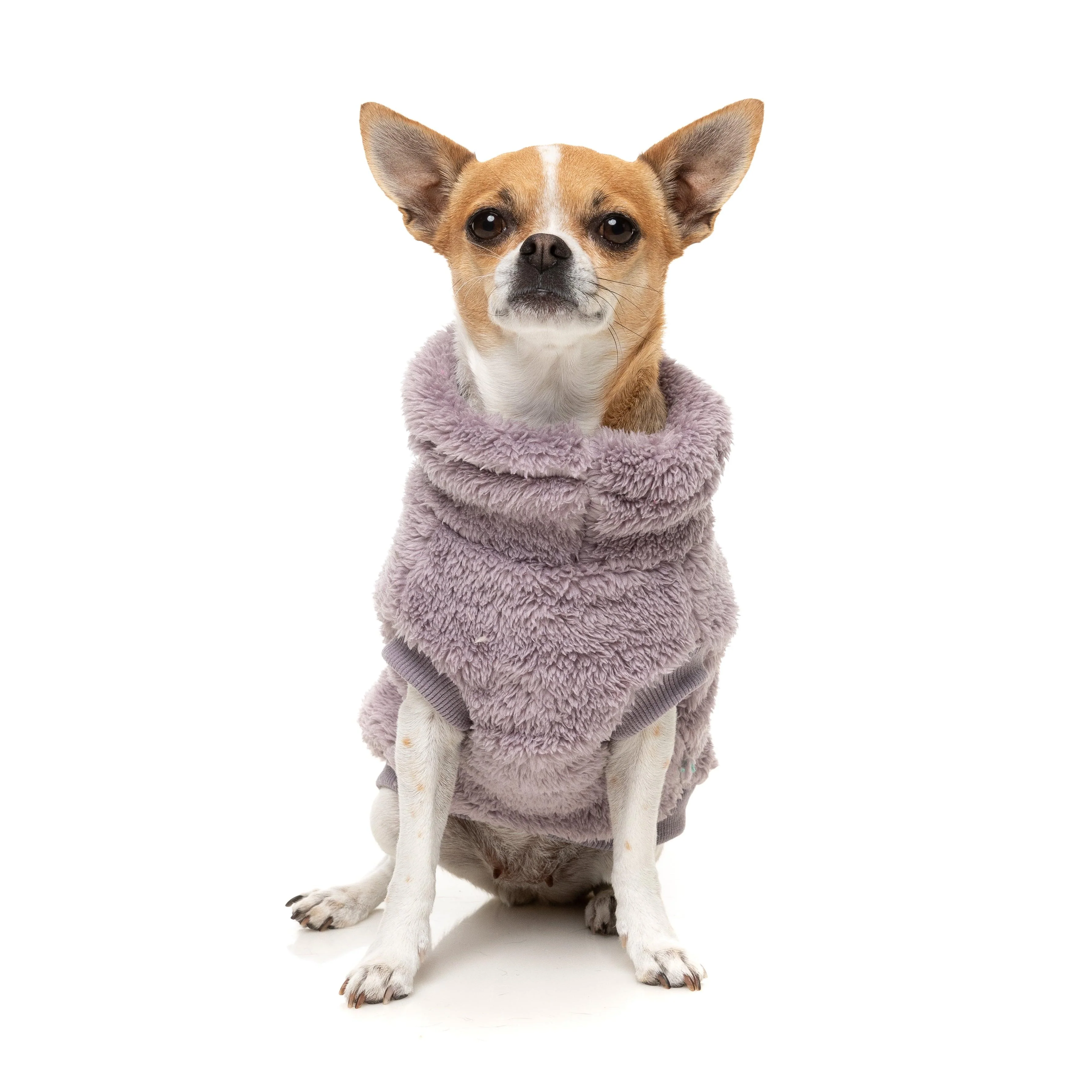 FuzzYard Dog Apparel Turtle Teddy 25 Sweater Lavender Size 5 ^+^