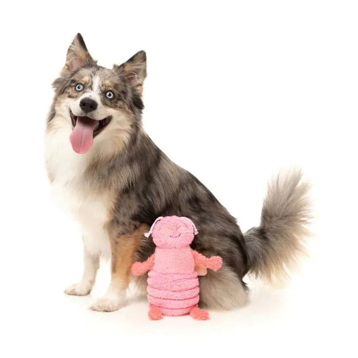 FuzzYard Dog Toy Flutter the Pink Bed Bug - Image 2