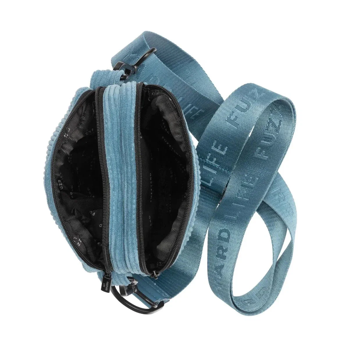 FuzzYard Life Corduroy Cross Body Bag French Blue - Image 3