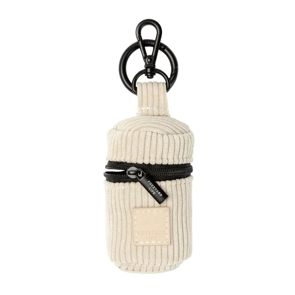 FuzzYard Life Corduroy Poop Bag Dispenser Sandstone - Image 2
