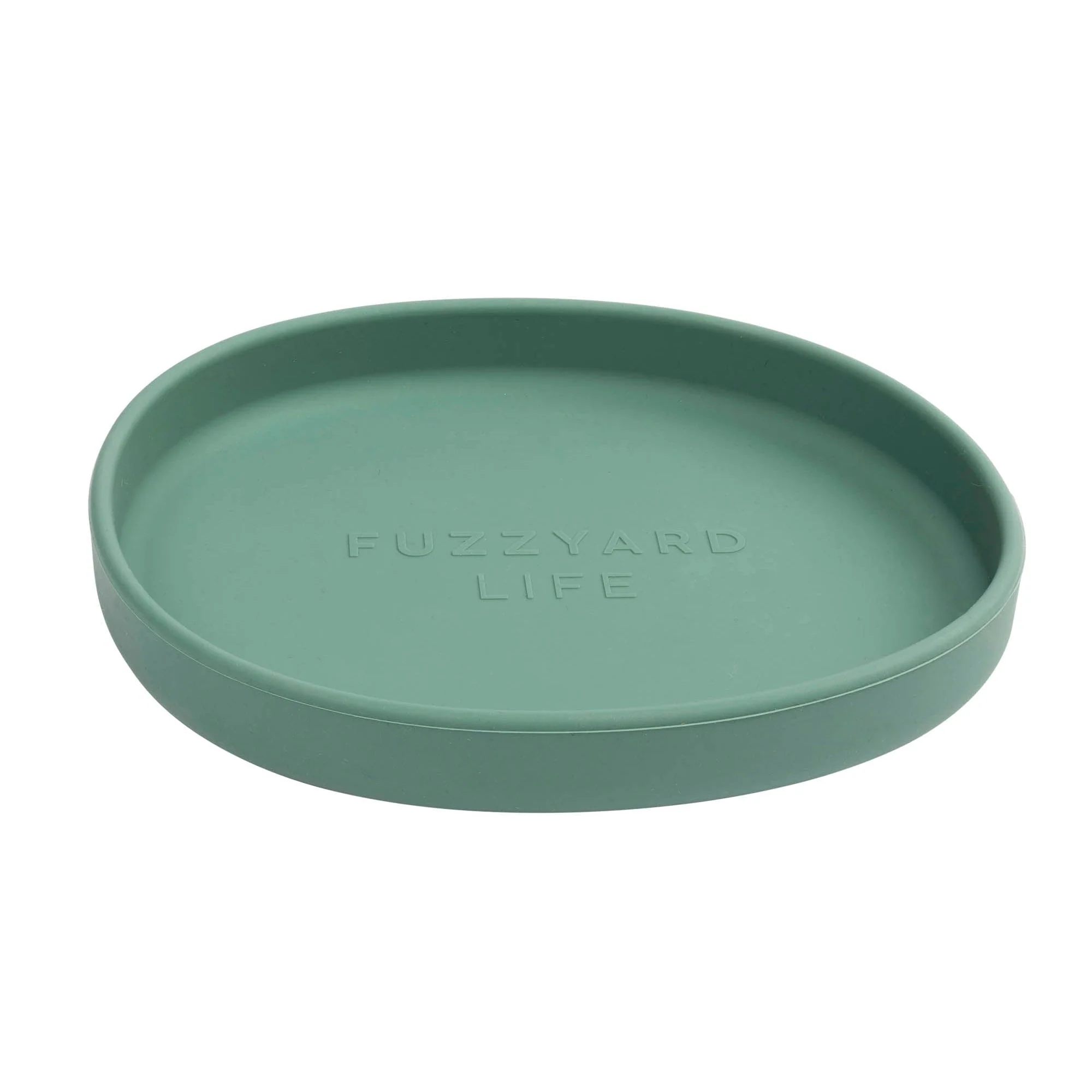 FuzzYard Life Silicone Cat Dish Myrtle Green - Image 2