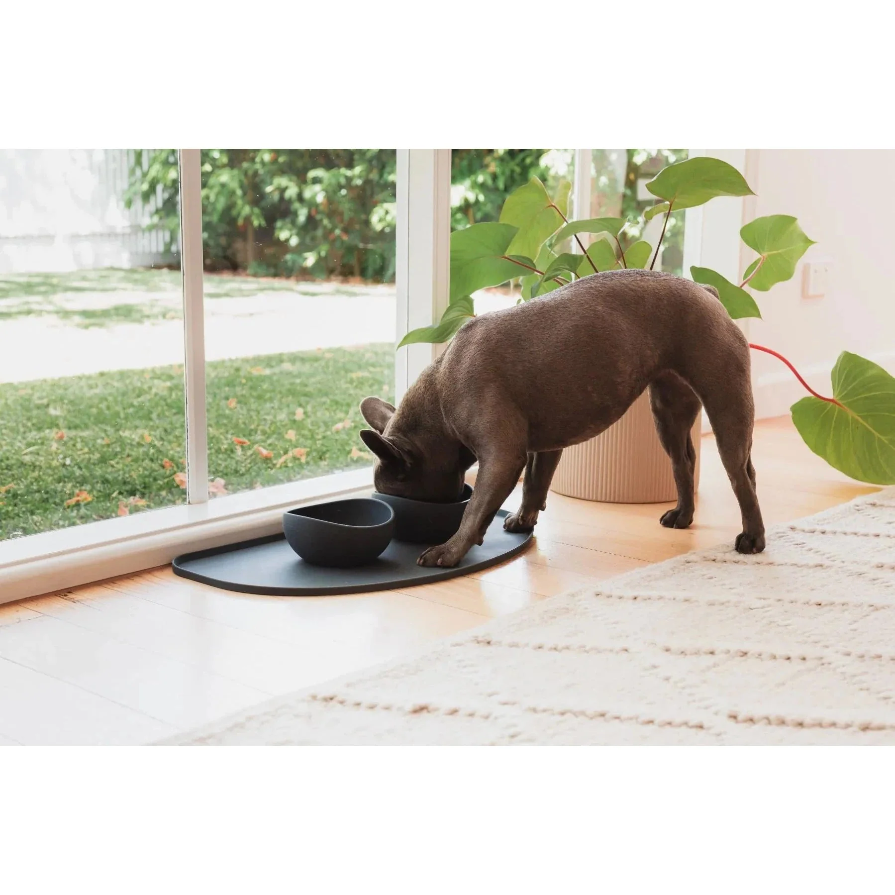 FuzzYard Life Silicone Feeding Mat Slate Grey - Image 2