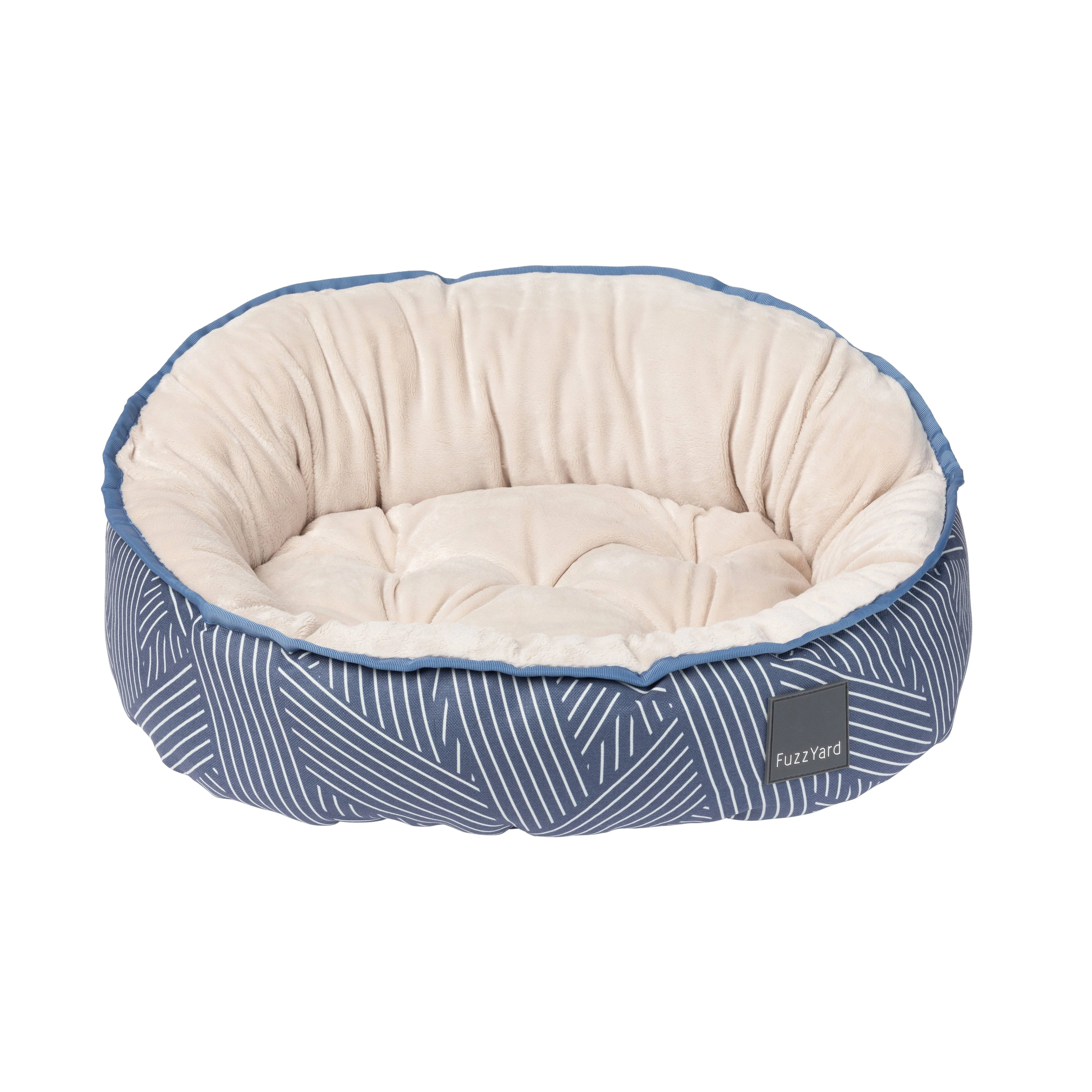 Fuzzyard Reversible Dog Bed Thornbury Aegean Blue Large - Image 3