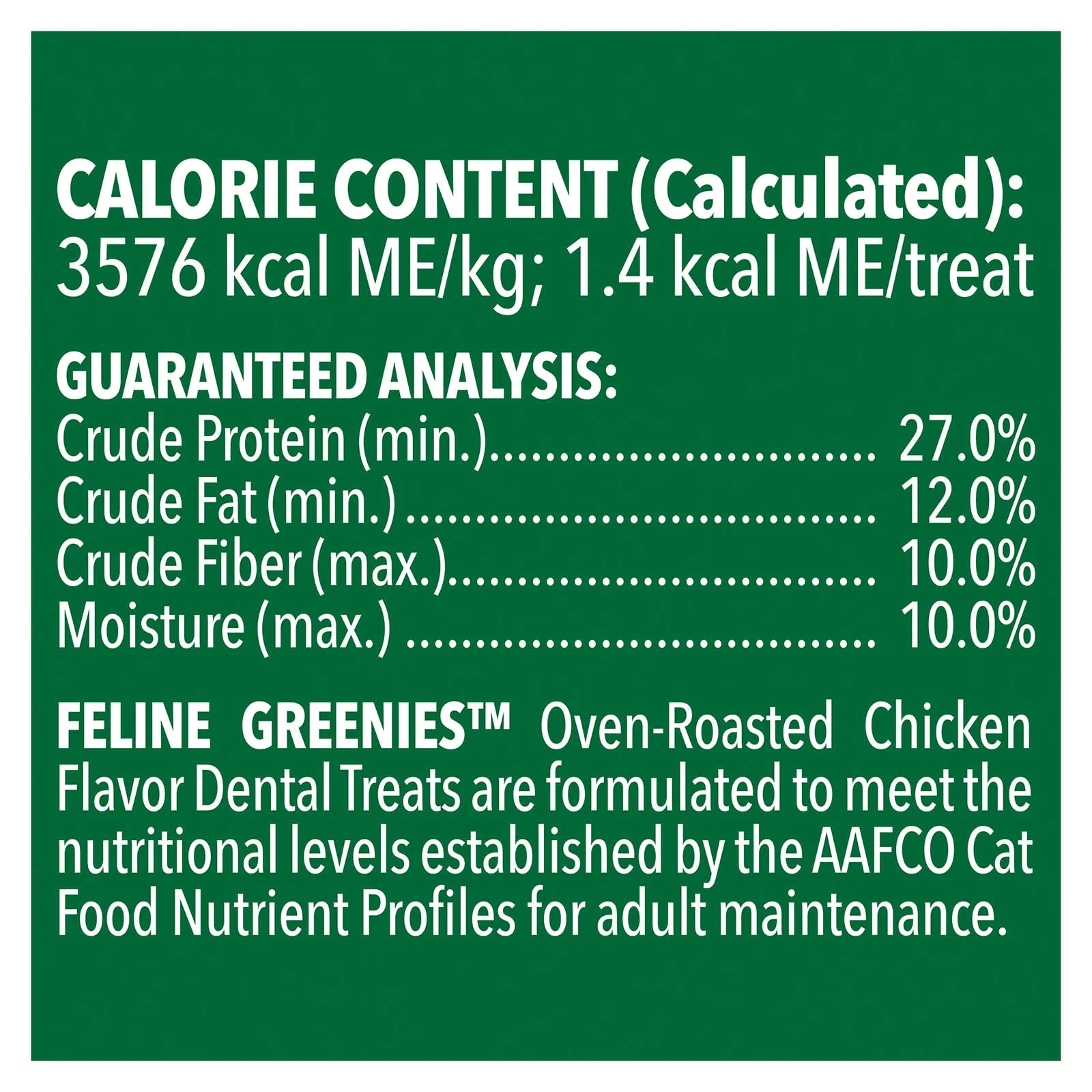 Greenies Cat Dental Treats Oven Roasted Chicken 130g - Image 7