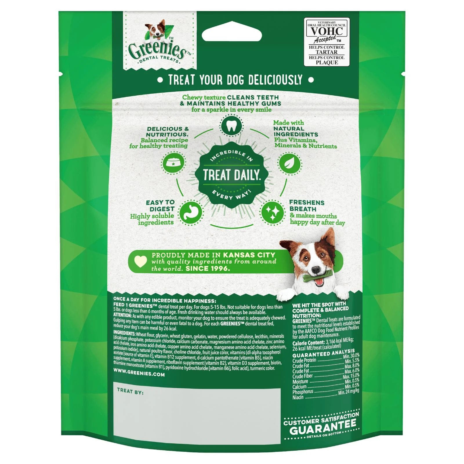 Greenies Dog Original Dental Treats for Teenie Dogs 170g - Image 2