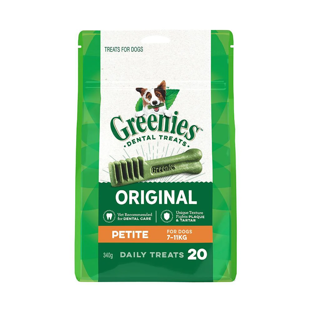 Greenies Dog Original Dental Treats for Petite Dogs 340g