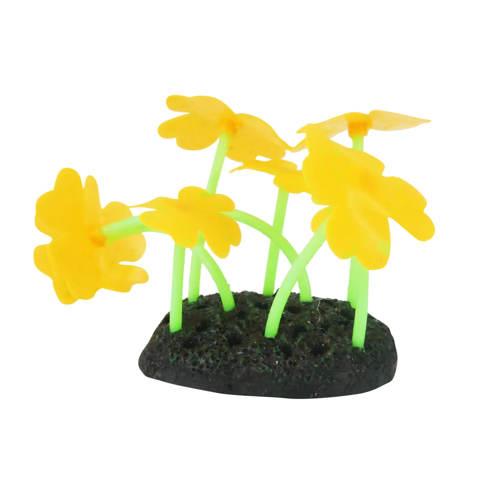Happy Deko Wham Fluro Feather Coral Fish Tank Ornament* - Image 3