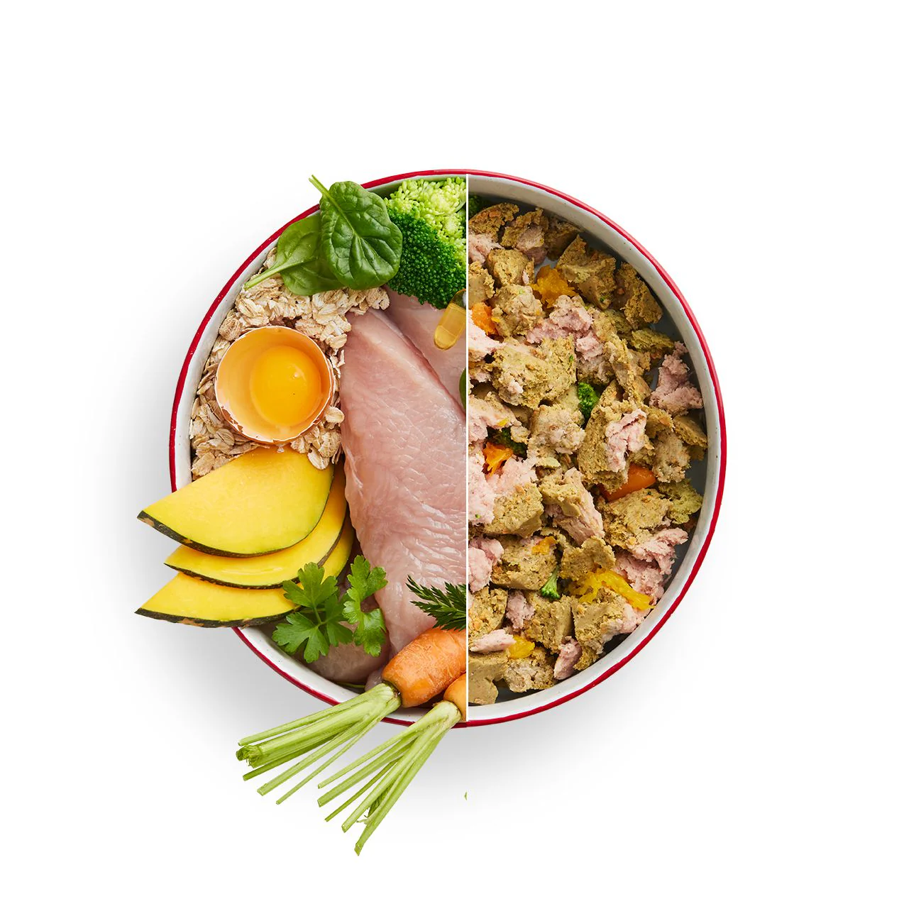 Heartly Turkey Hotpot Cooked Adult Dog Food Roll 800g - Image 2