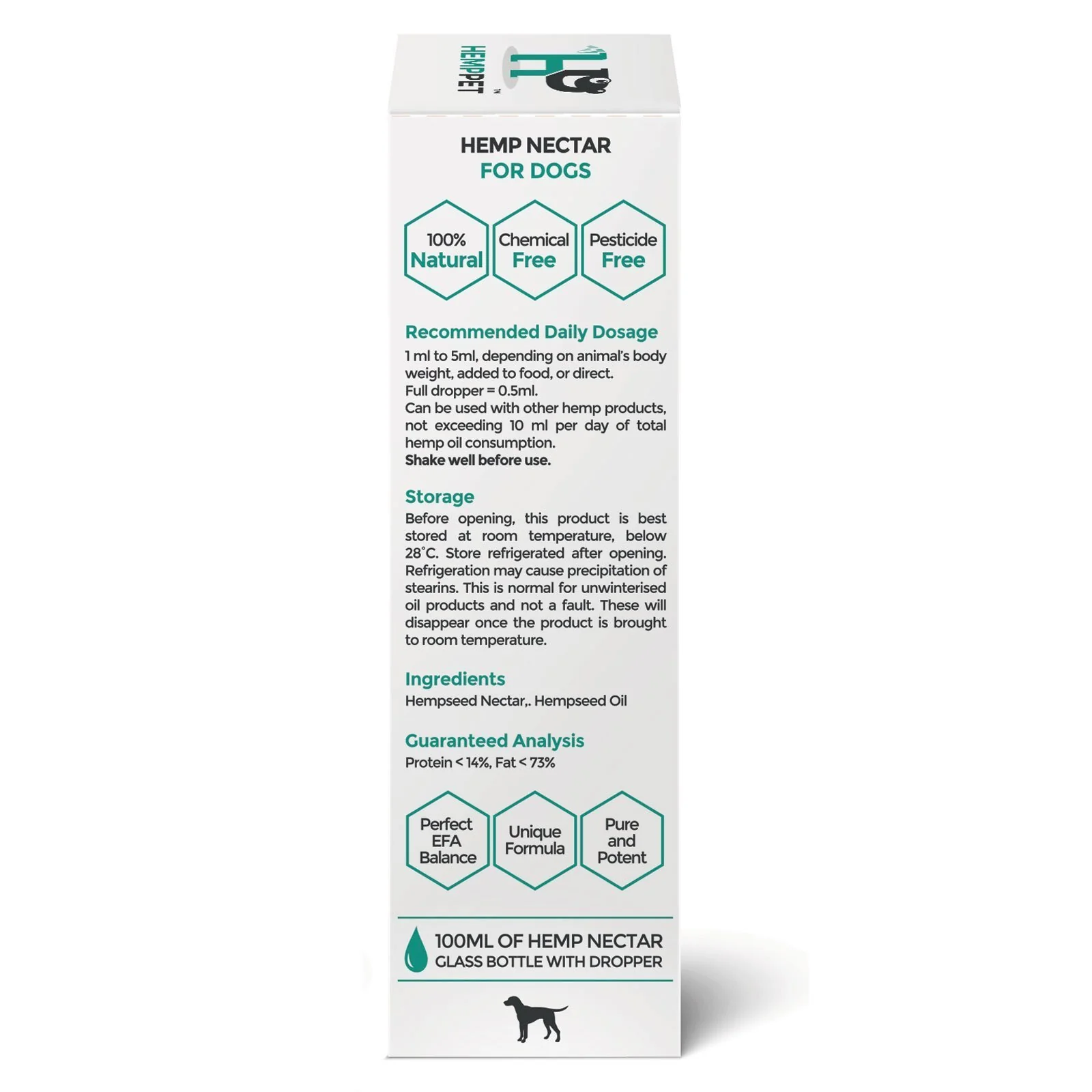 HempPet Hempseed Nectar Supplement for Dogs 100ml - Image 4