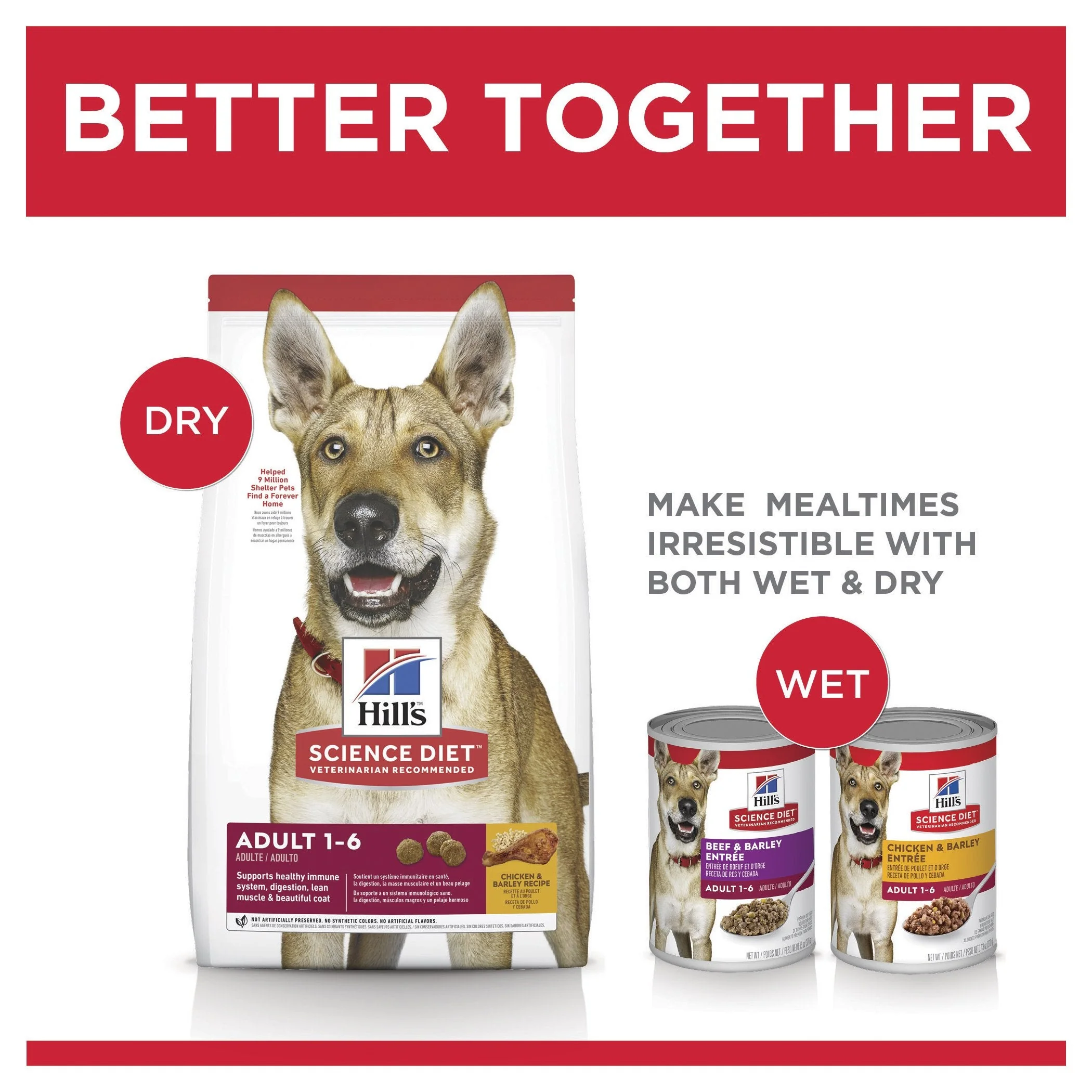 Hills Science Diet Adult Chicken Dry Dog Food 3kg - Image 9