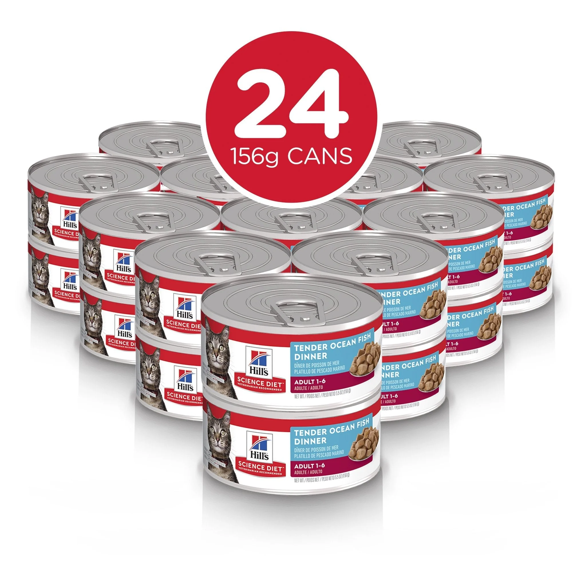 Hills Science Diet Adult Tender Dinners Tuna Canned Cat Food 156g x 24 - Image 10