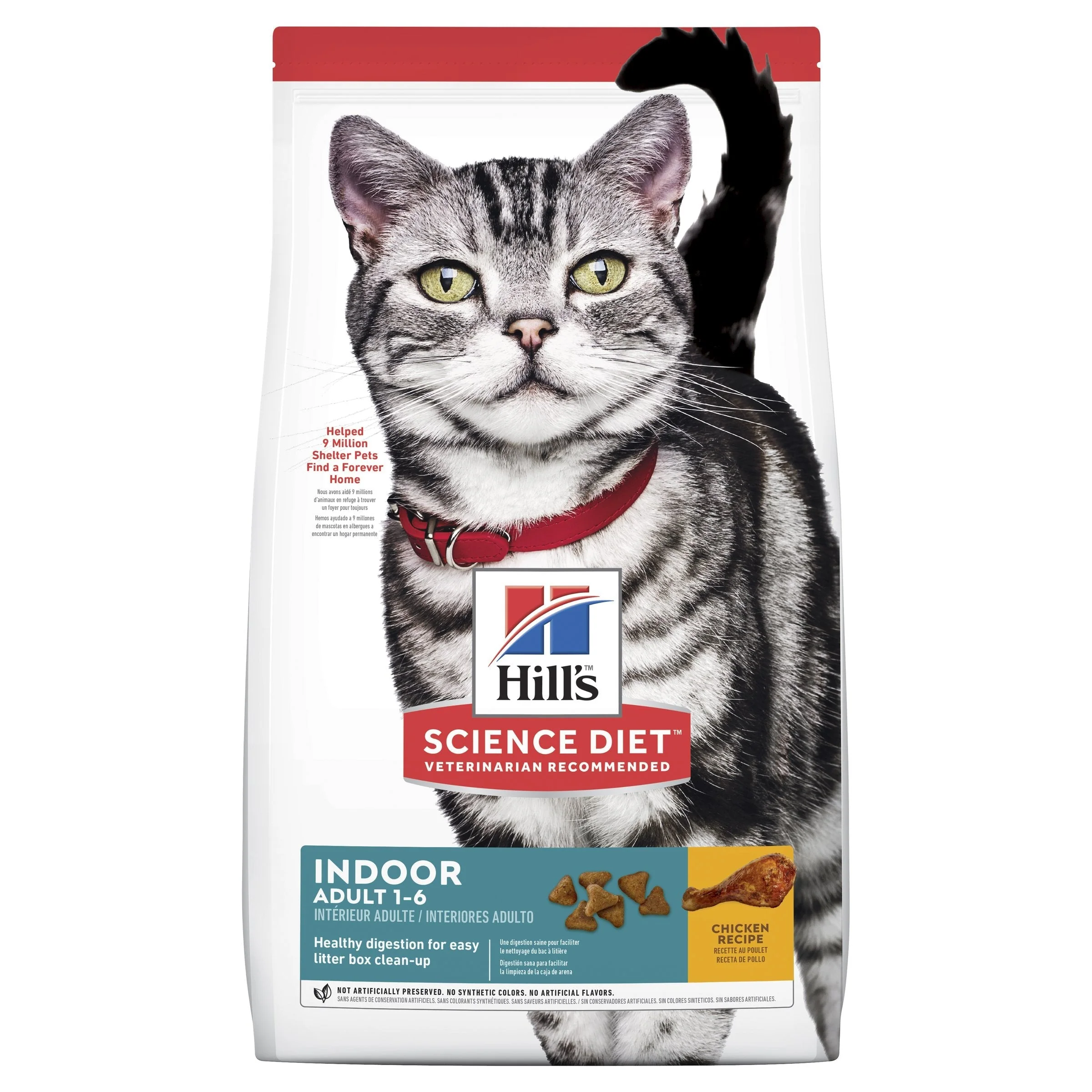 Hills Science Diet Indoor Adult Dry Cat Food 2kg