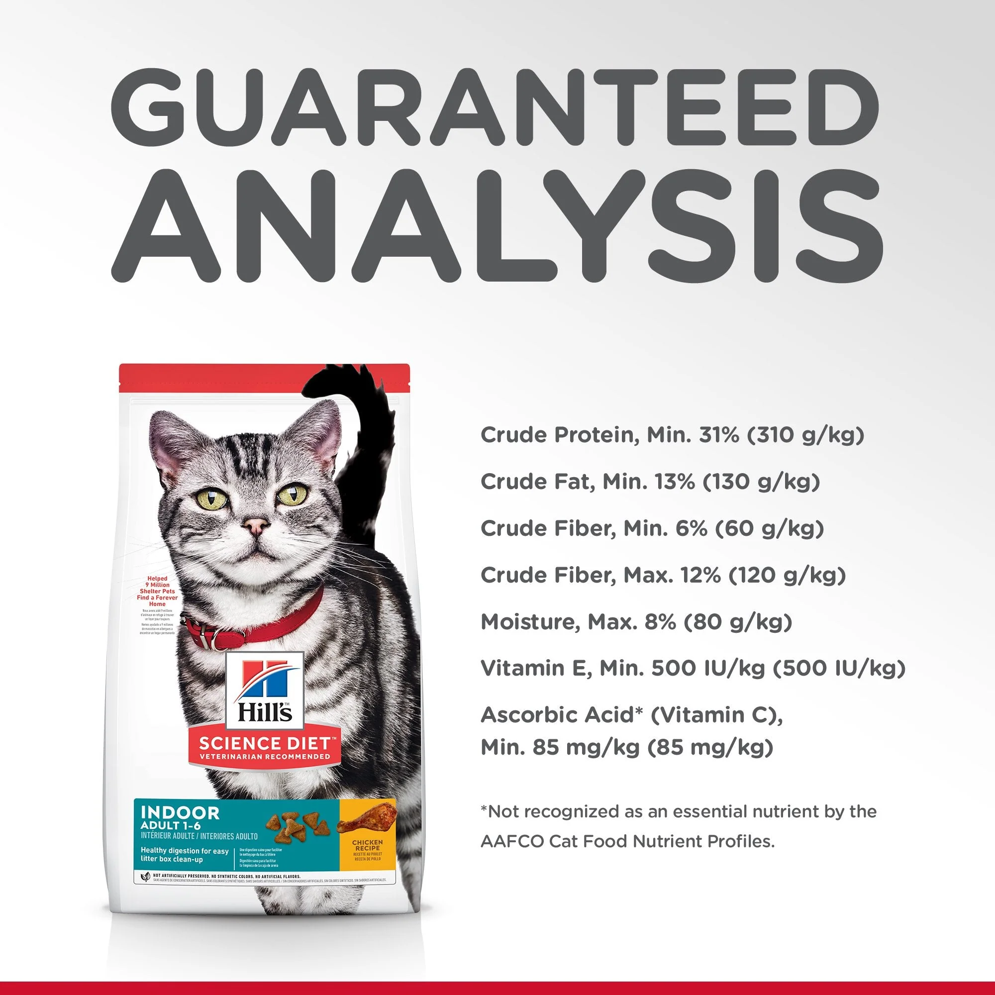 Hills Science Diet Indoor Adult Dry Cat Food 2kg - Image 10
