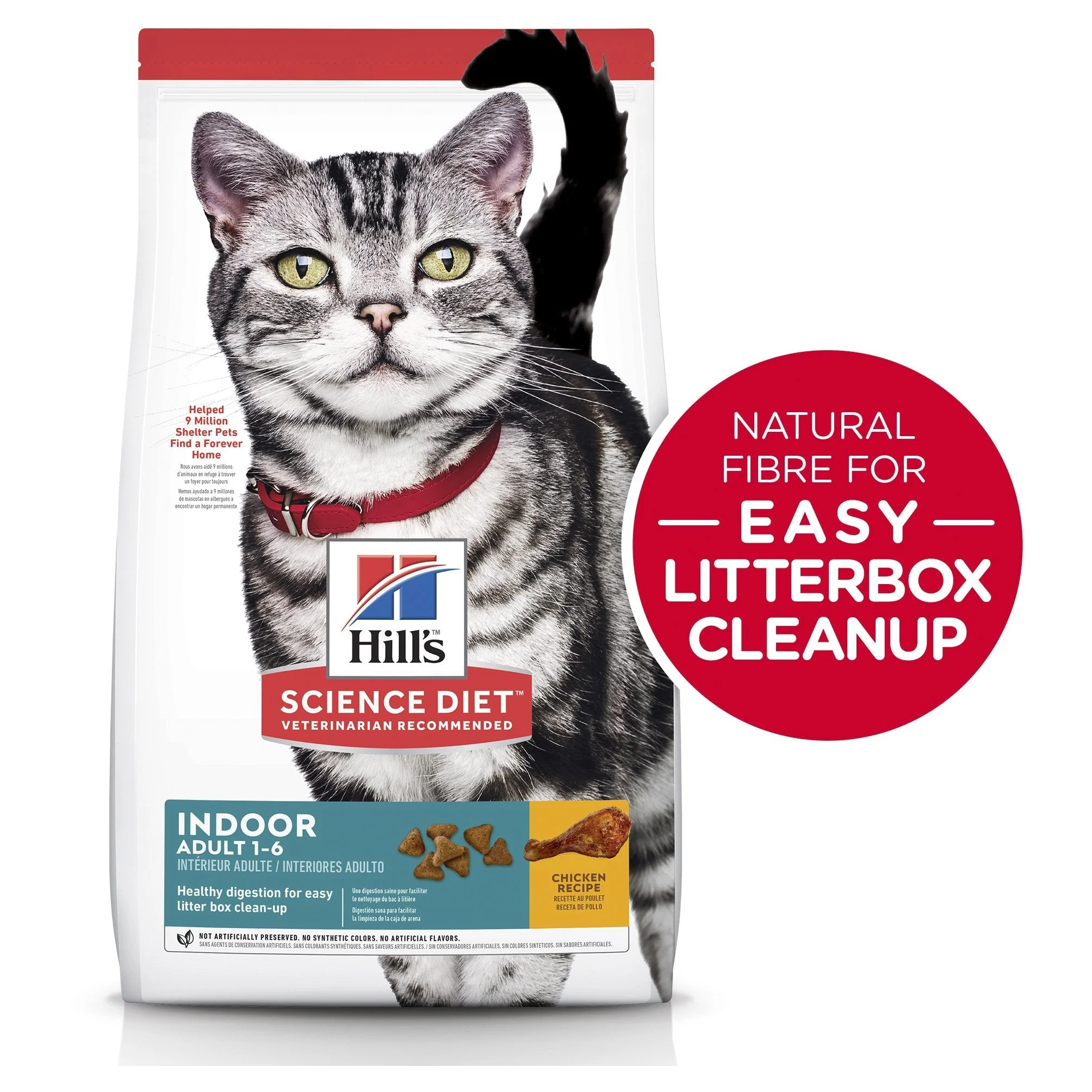 Hills Science Diet Indoor Adult Dry Cat Food 2kg - Image 9