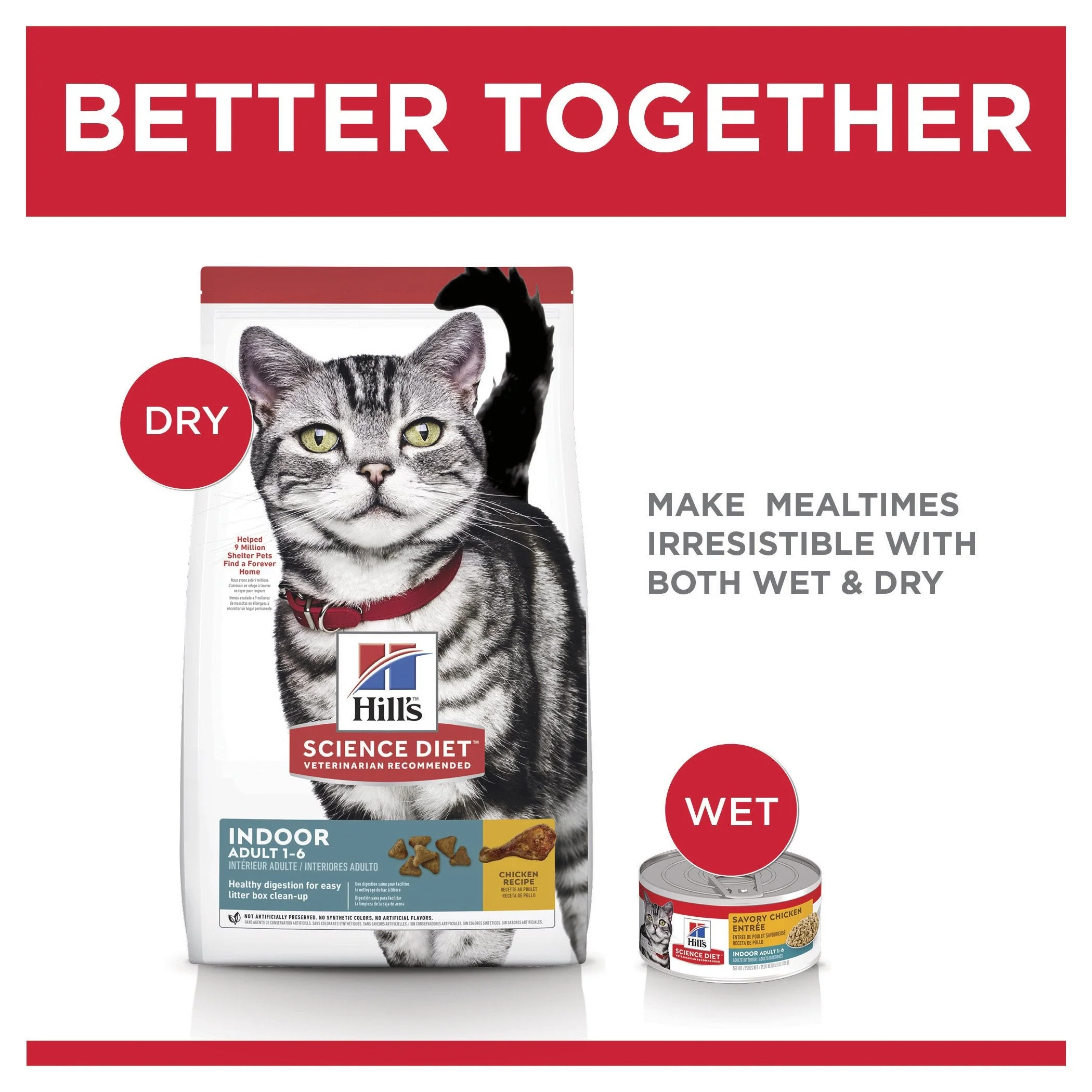 Hills Science Diet Indoor Adult Dry Cat Food 4kg - Image 5
