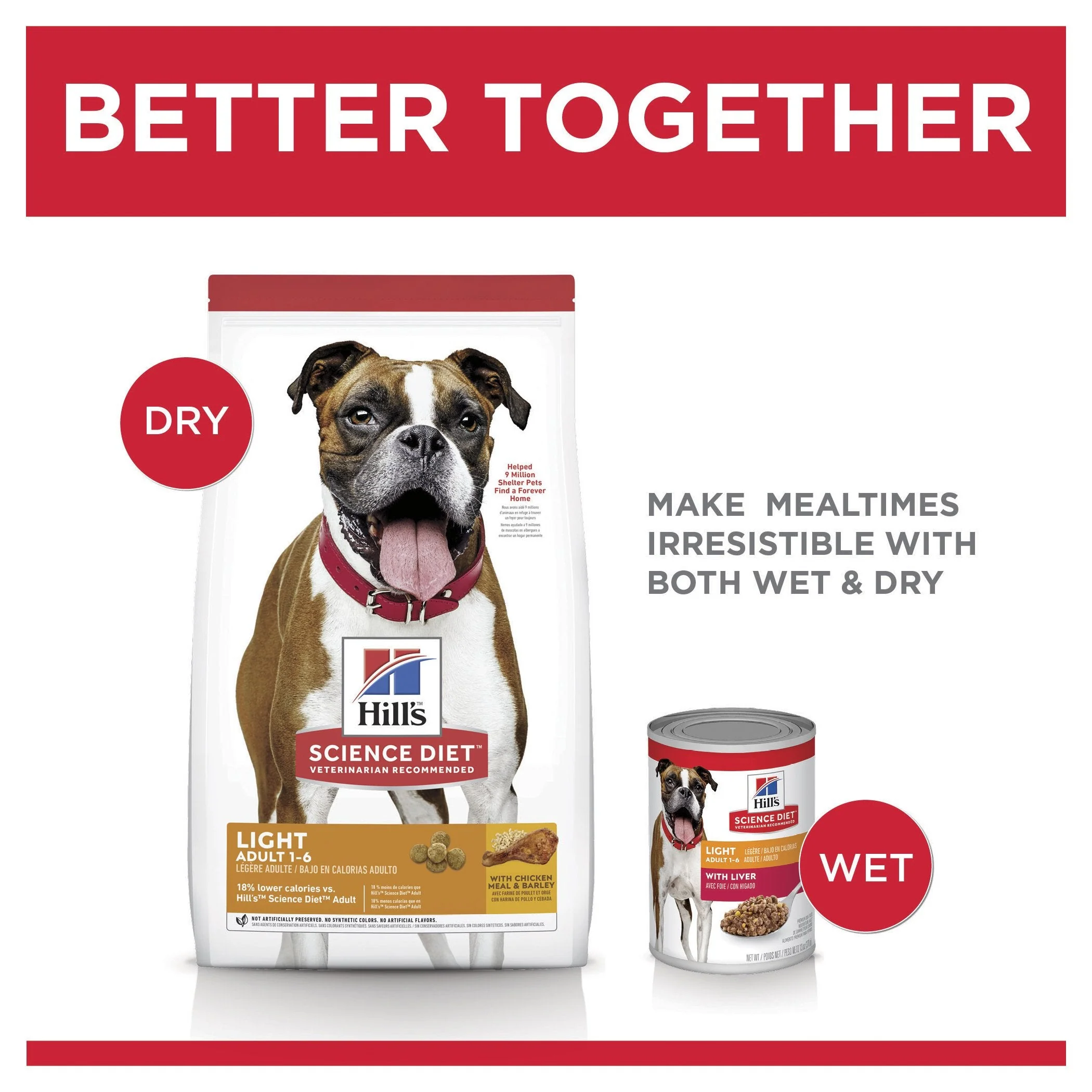 Hills Science Diet Light Adult Dry Dog Food 12kg - Image 6
