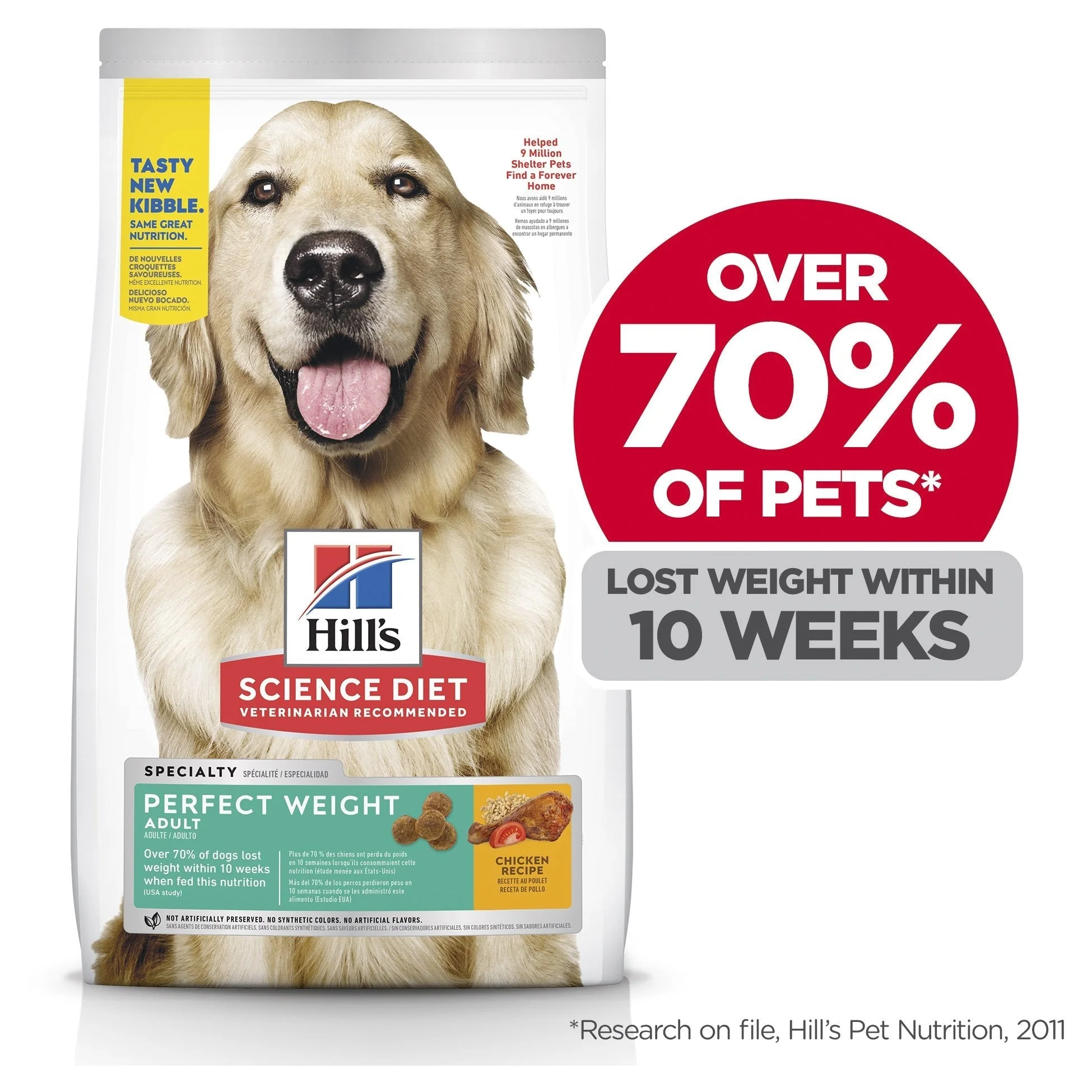Hills Science Diet Perfect Weight Adult Dry Dog Food 1.8kg - Image 10
