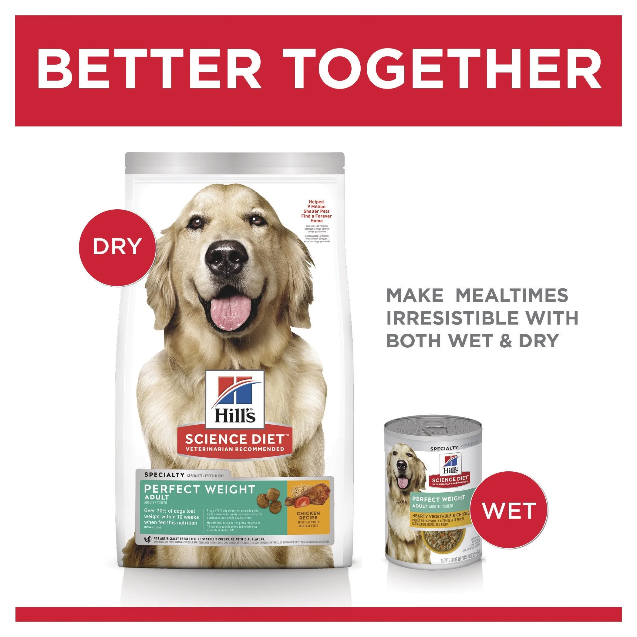 Hills Science Diet Perfect Weight Adult Dry Dog Food 1.8kg - Image 6