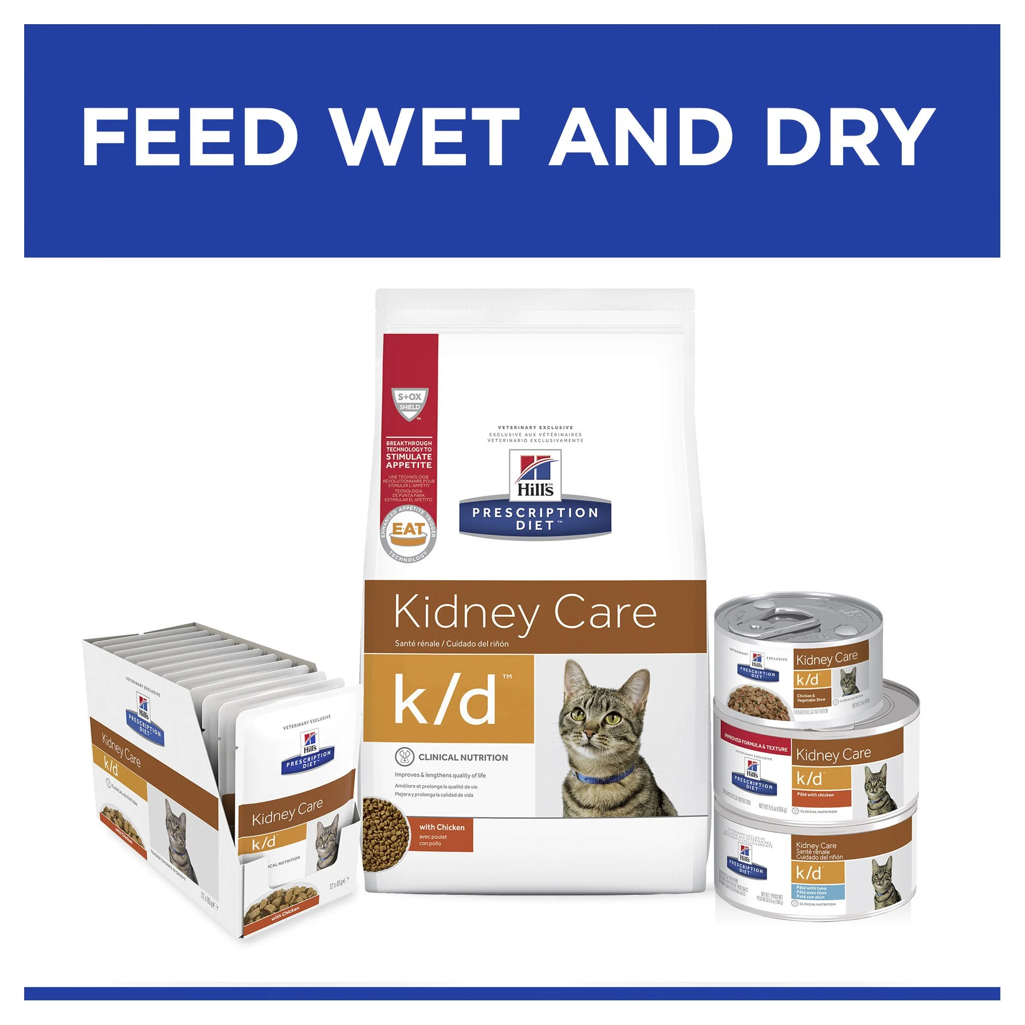 Hills Prescription Diet Cat k/d Kidney Care Salmon Wet Food Pouch 85g - Image 4