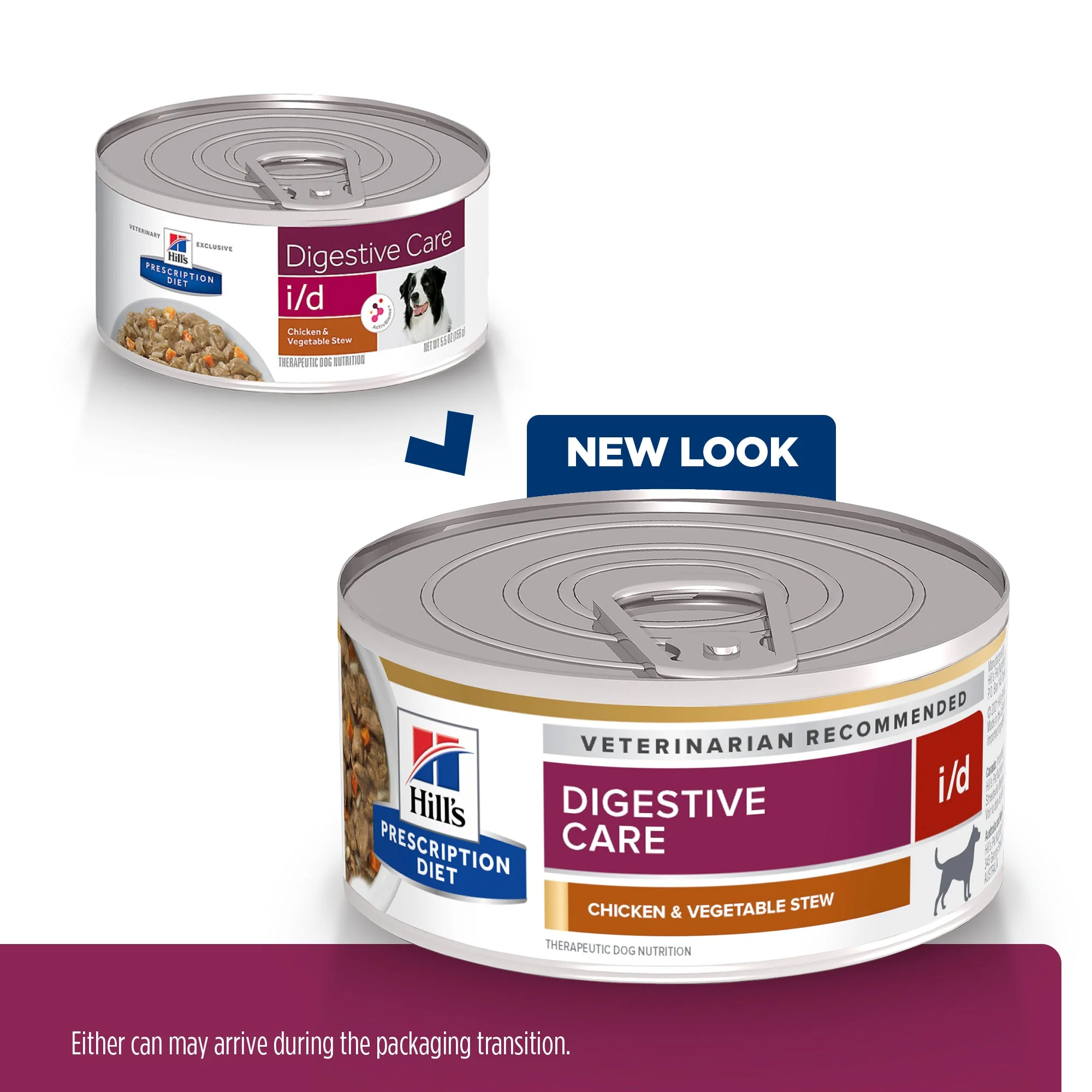 Hills Prescription Diet Dog i/d Digestive Care Chicken and Vegetable Stew Wet Food 156g - Image 2