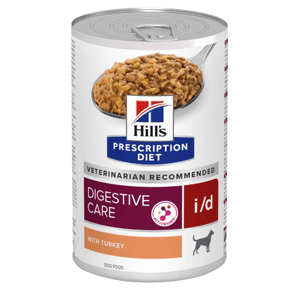 Hills Prescription Diet Dog i/d Digestive Care Turkey Wet Food 360g x 12 - Image 2