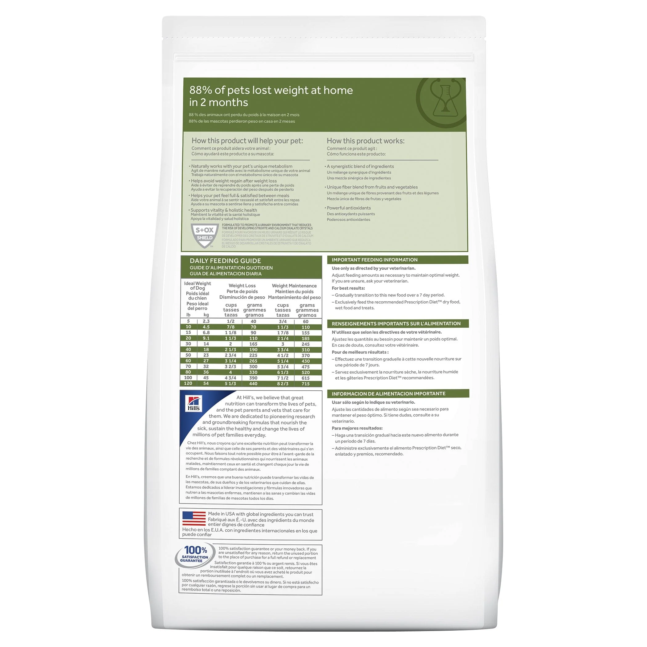 Hills Prescription Diet Dog Metabolic Weight Management Dry Food 12.5kg - Image 2