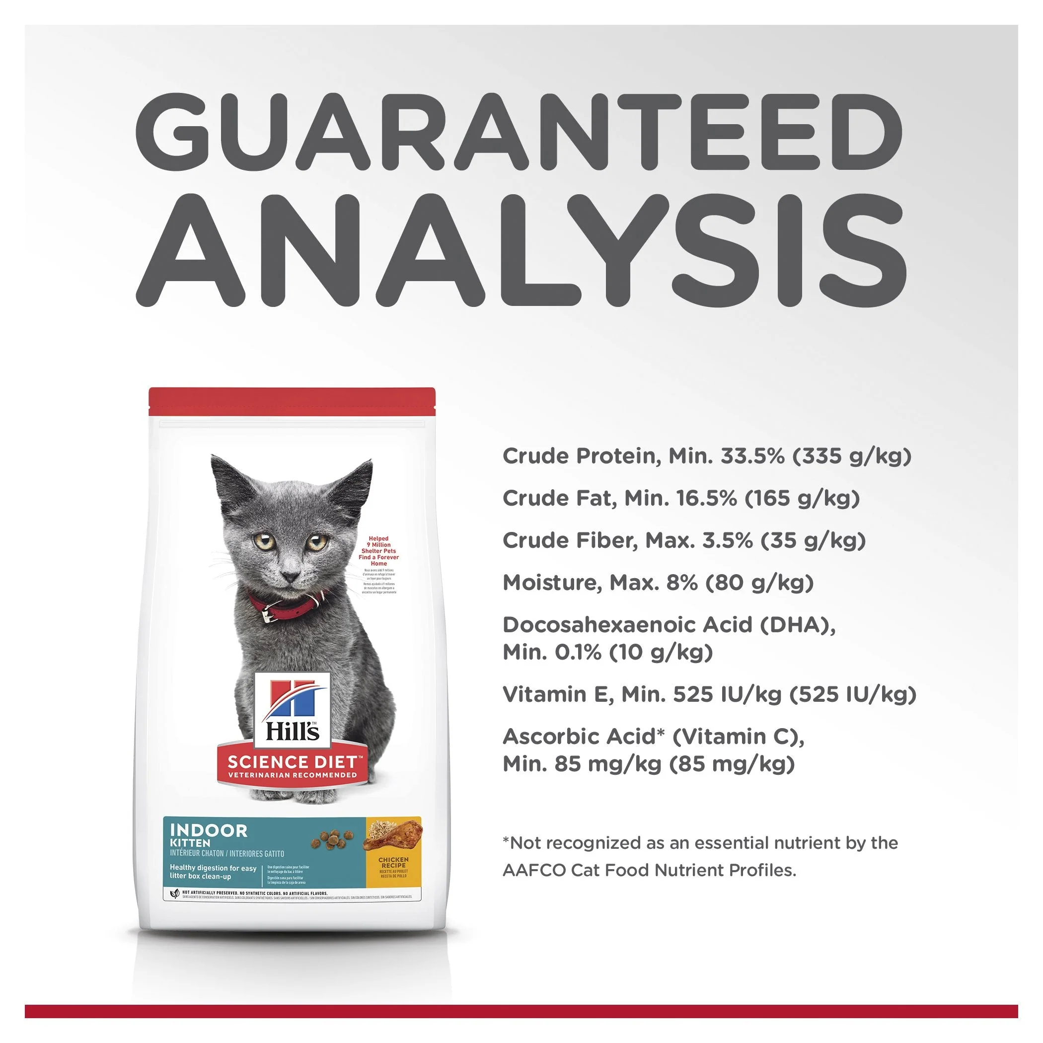 Hills Science Diet Indoor Kitten Dry Cat Food 3.17kg - Image 8