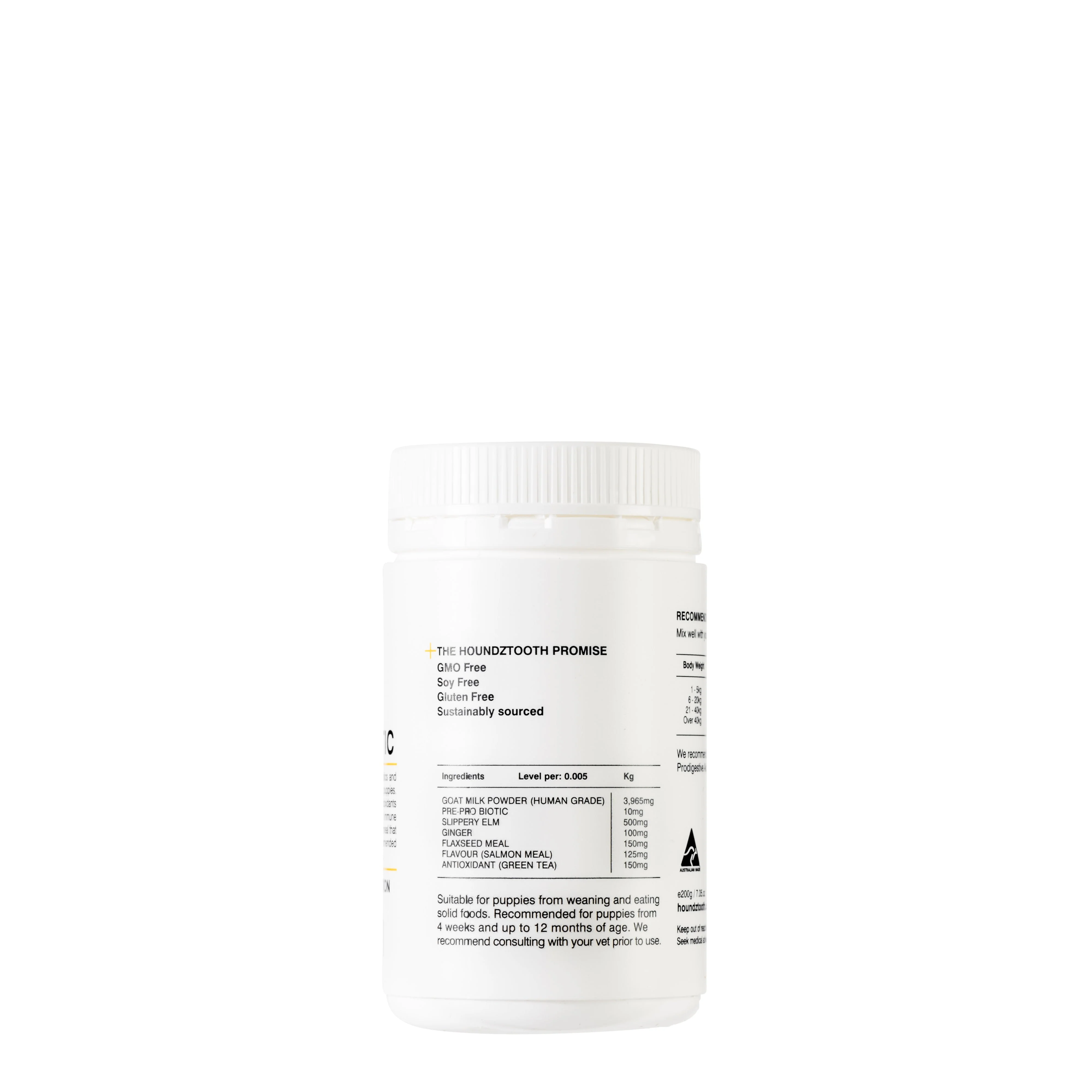 Houndztooth Puppy Probiotic Health Supplement 200g - Image 2