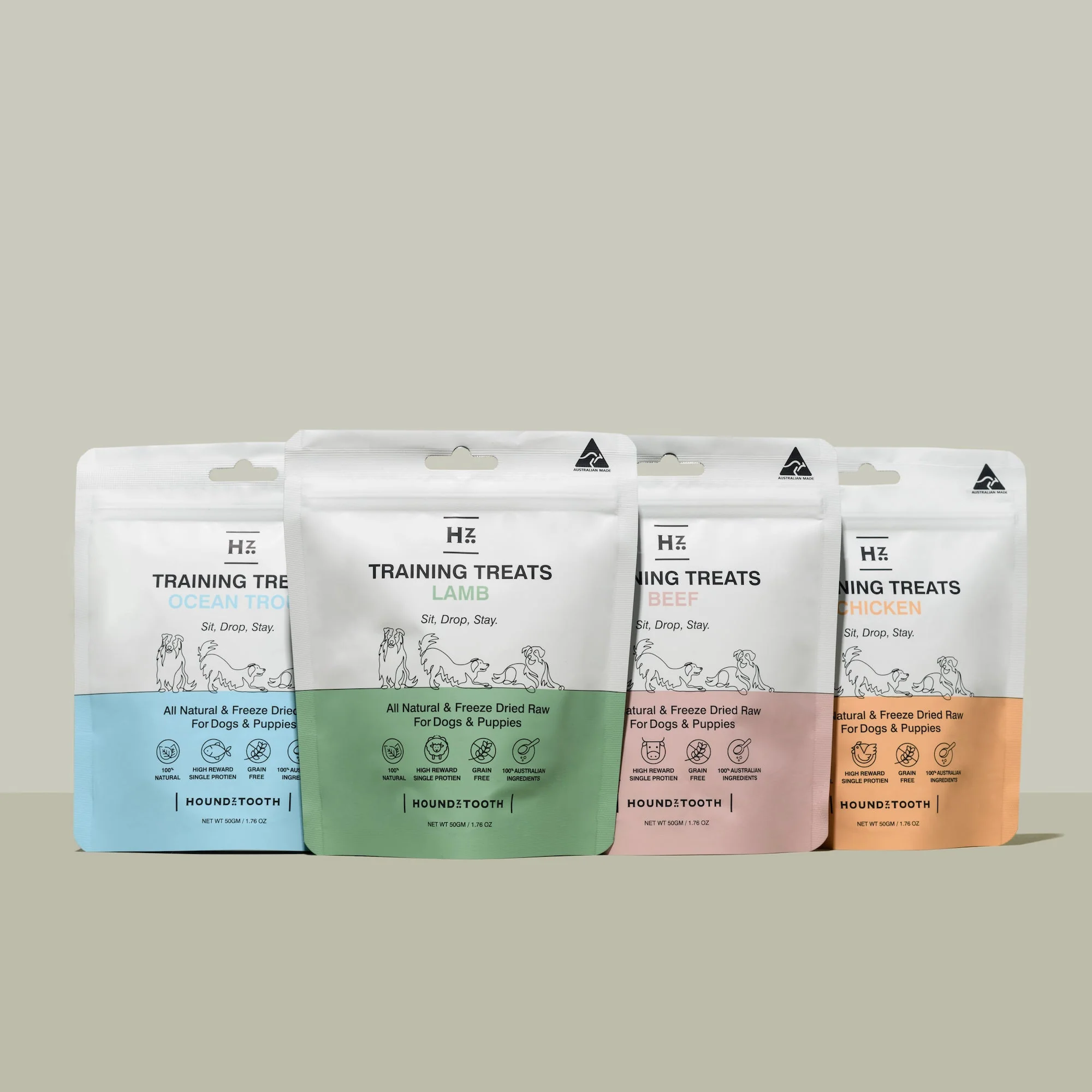Houndztooth Training Treats Beef 50g - Image 5
