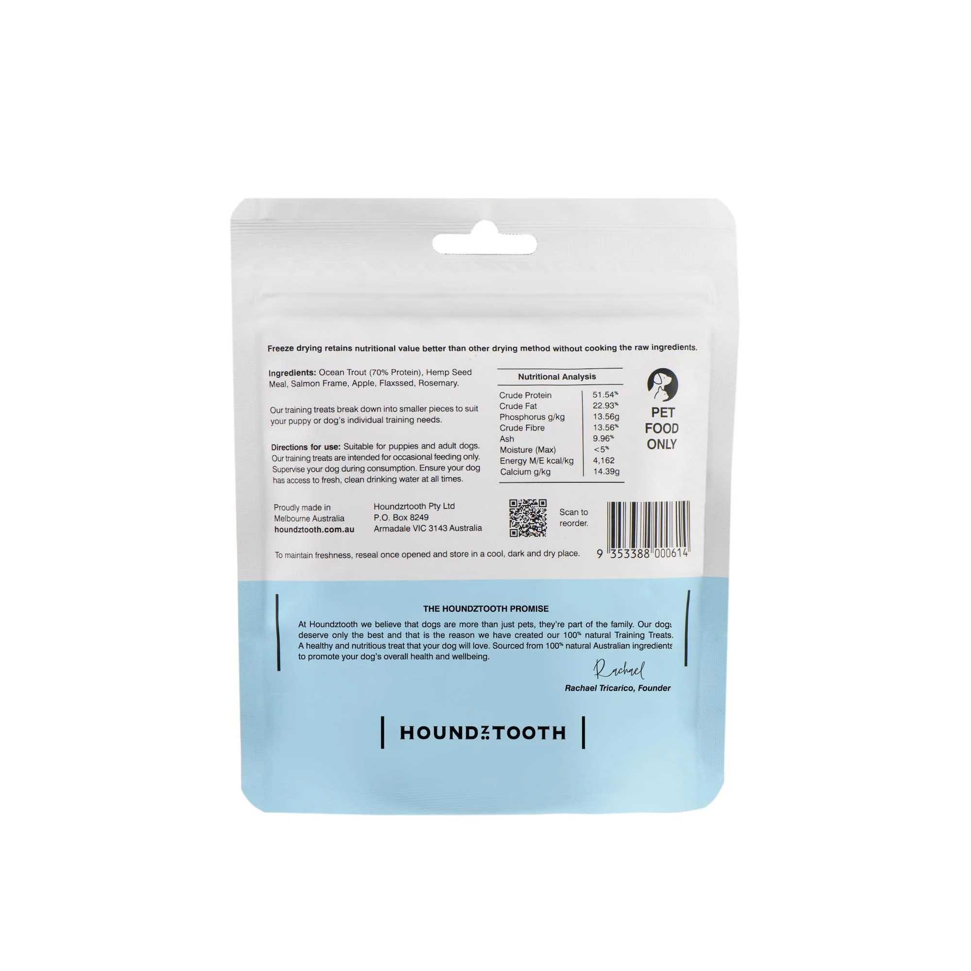 Houndztooth Training Treats Ocean Trout 50g - Image 2