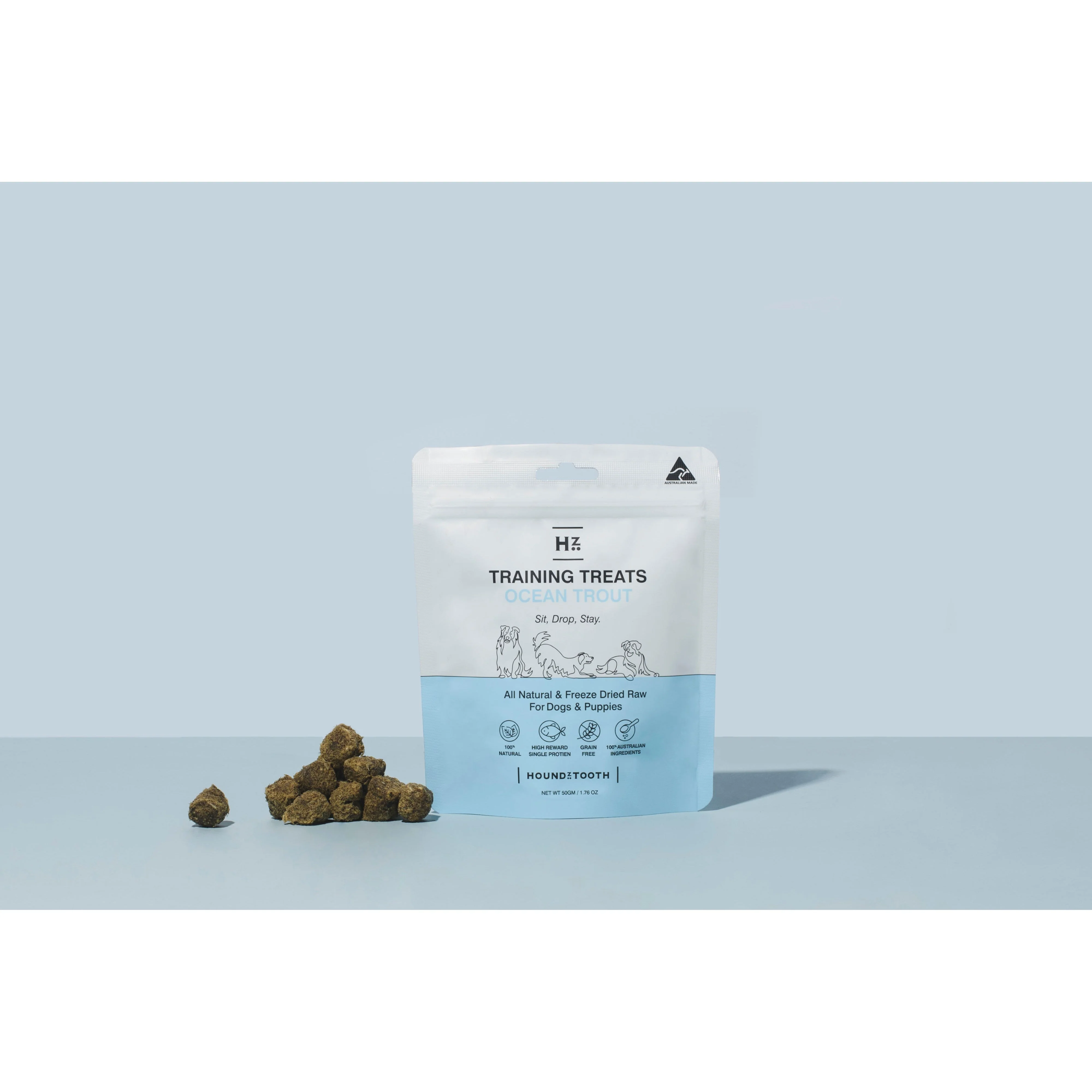 Houndztooth Training Treats Ocean Trout 50g - Image 4