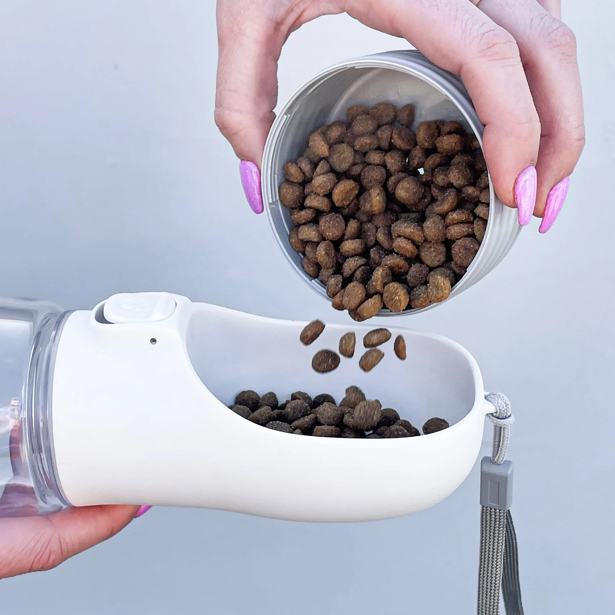 Huskimo Water Bottle with Food Storage 380ml - Image 2