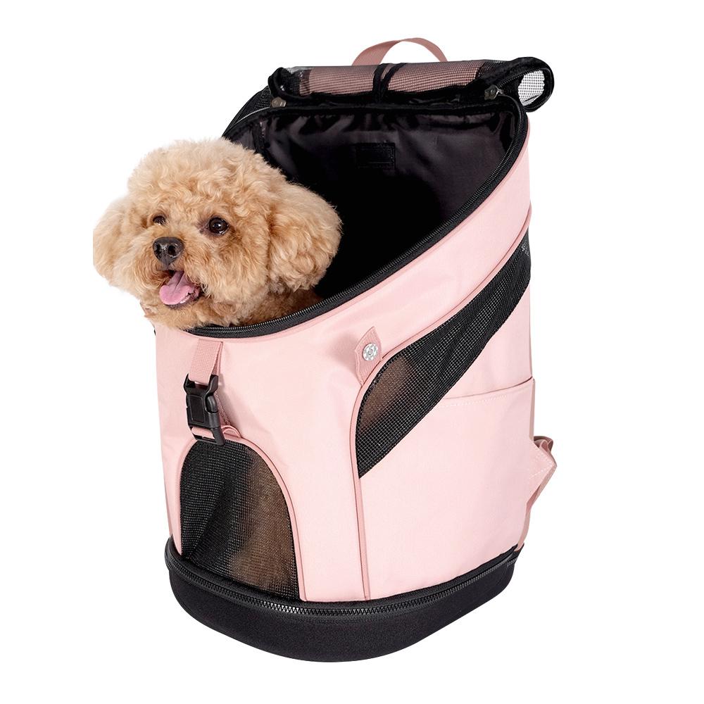 Ibiyaya Ultralight Pro Coral Pink Backpack Pet Carrier - Image 3