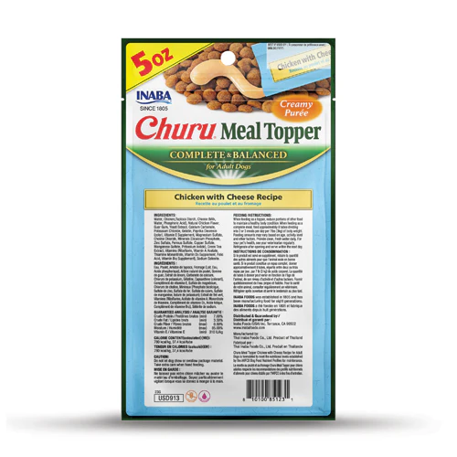 Inaba Churu Chicken and Cheese Meal Topper for Dogs 3 Pack x6 - Image 2