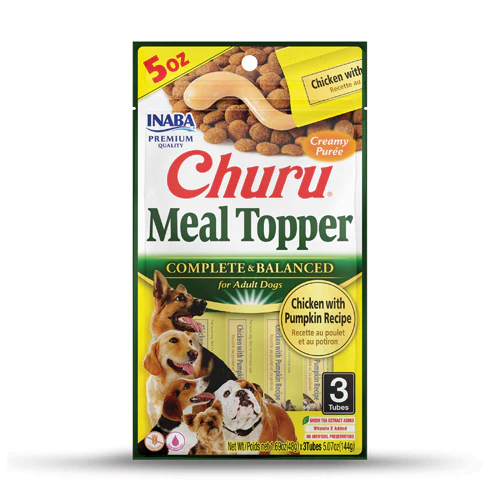 Inaba Churu Chicken and Pumpkin Meal Topper for Dogs 3 Pack x6 - Image 3