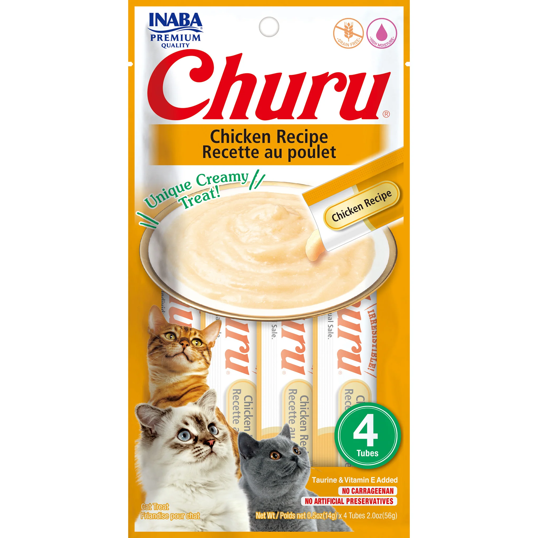 Inaba Churu Puree Chicken Cat Treats 56g