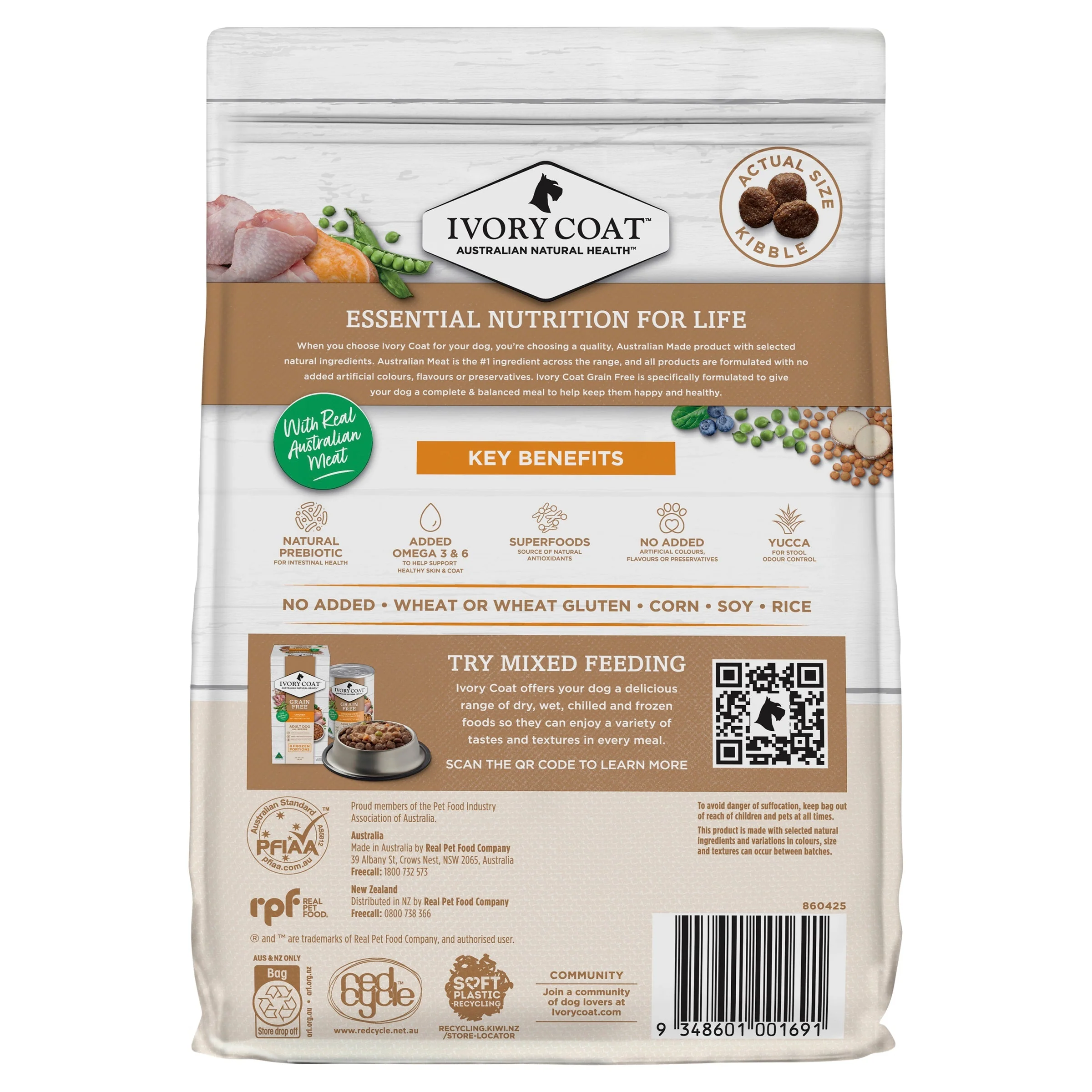 Ivory Coat Grain Free Chicken Adult Dog Dry Food 2kg - Image 2