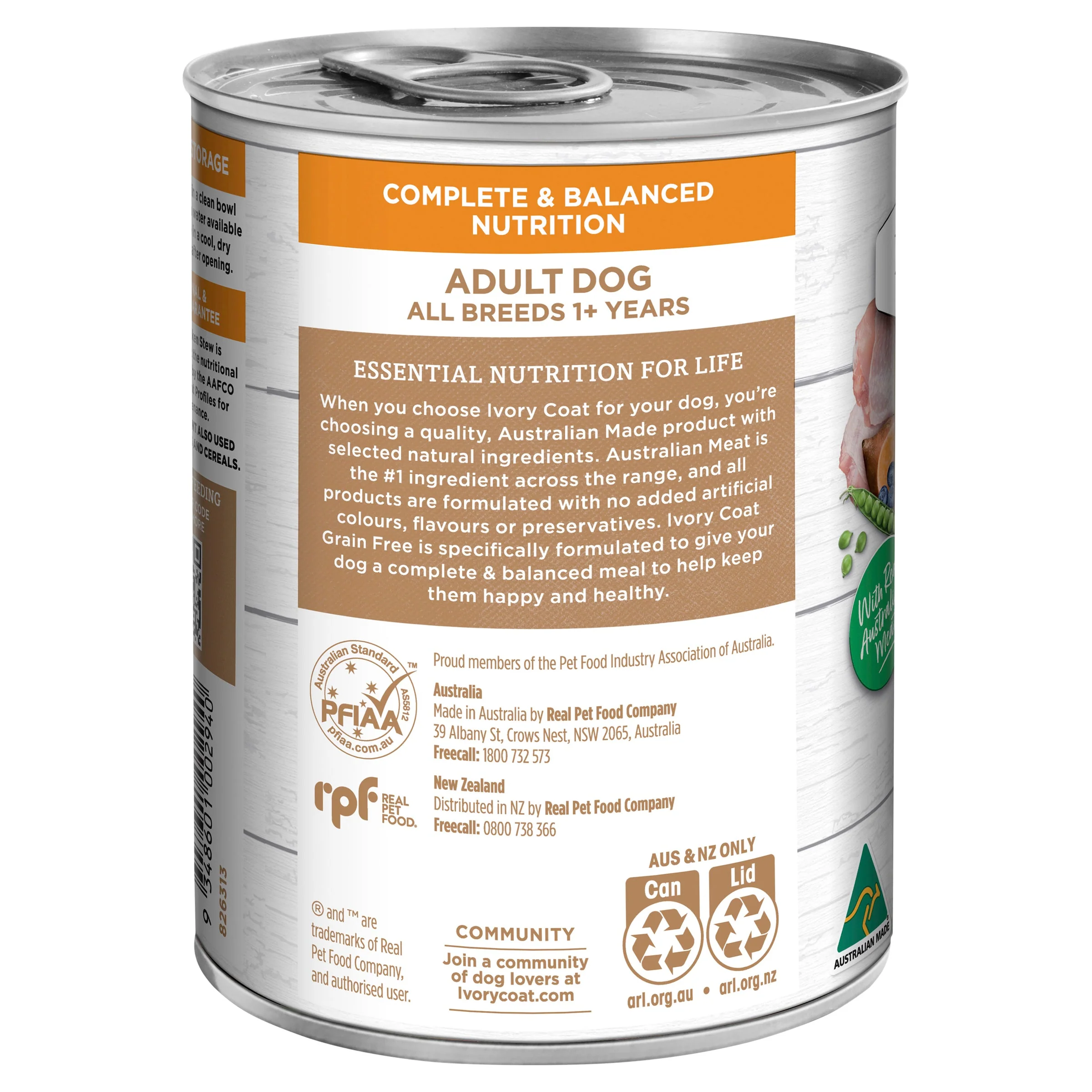 Ivory Coat Grain Free Chicken Stew Adult Dog Wet Food 400g x 12 - Image 2