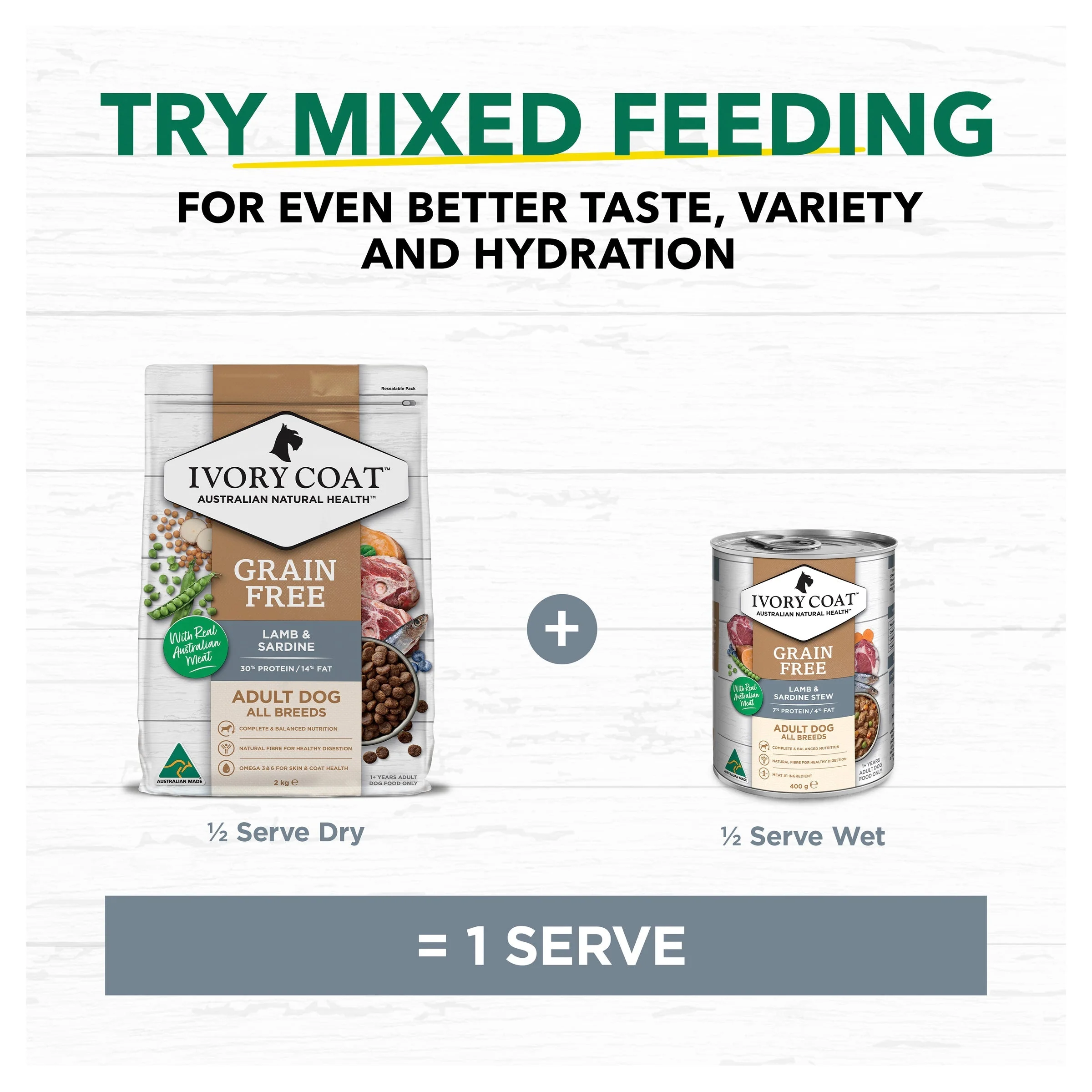 Ivory Coat Grain Free Lamb and Sardine Adult Dog Dry Food 2kg - Image 6