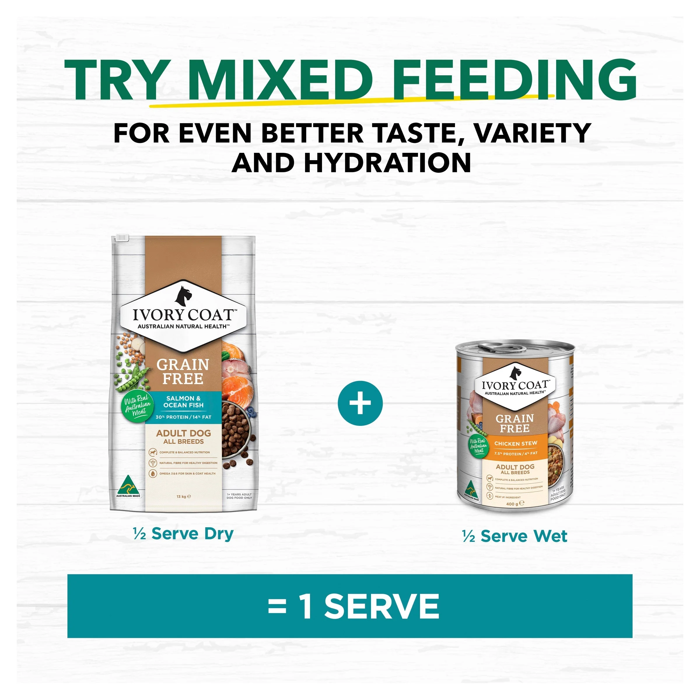 Ivory Coat Grain Free Ocean Fish and Salmon Adult Dog Dry Food 13kg - Image 5